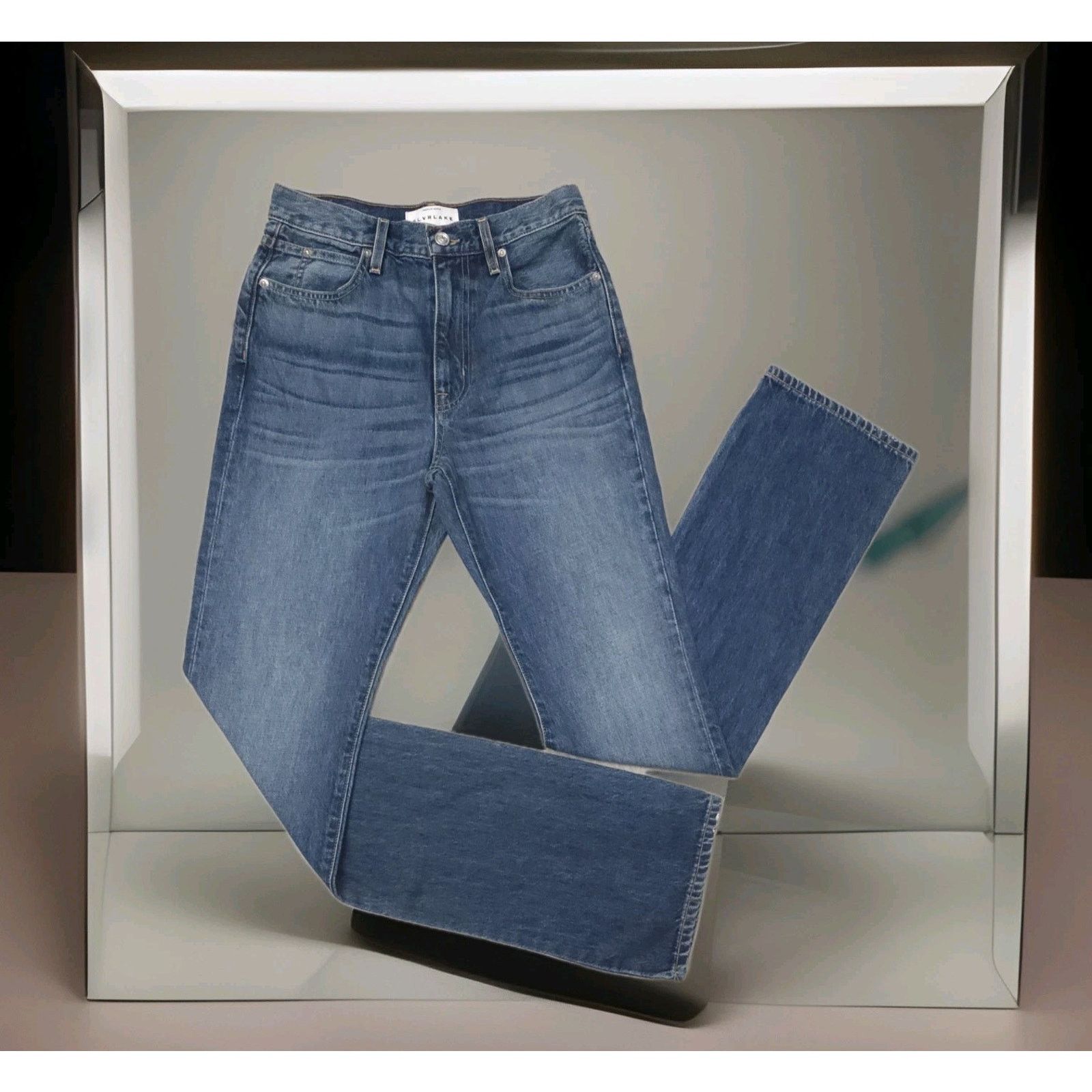 SLVRLAKE SLVRLAKE Jade High Rise Boot Cut Jeans Wash Endless Highway Size 27" / US 4 / IT 40 - 7 Thumbnail