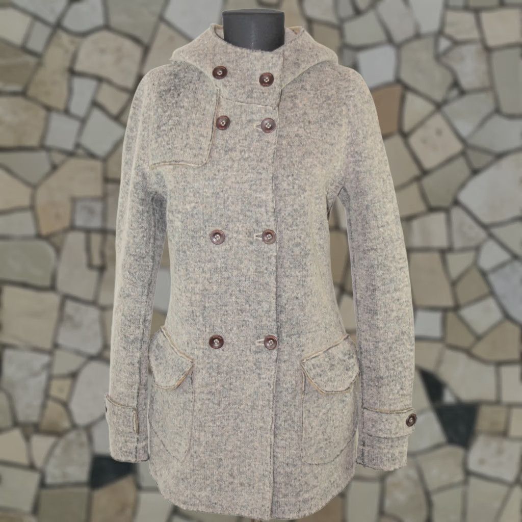 Trussardi Trussardi Jeans Overcoat Wool Beige Size 44 Adults Womens Size 30" / US 8 / IT 44 - 1 Thumbnail