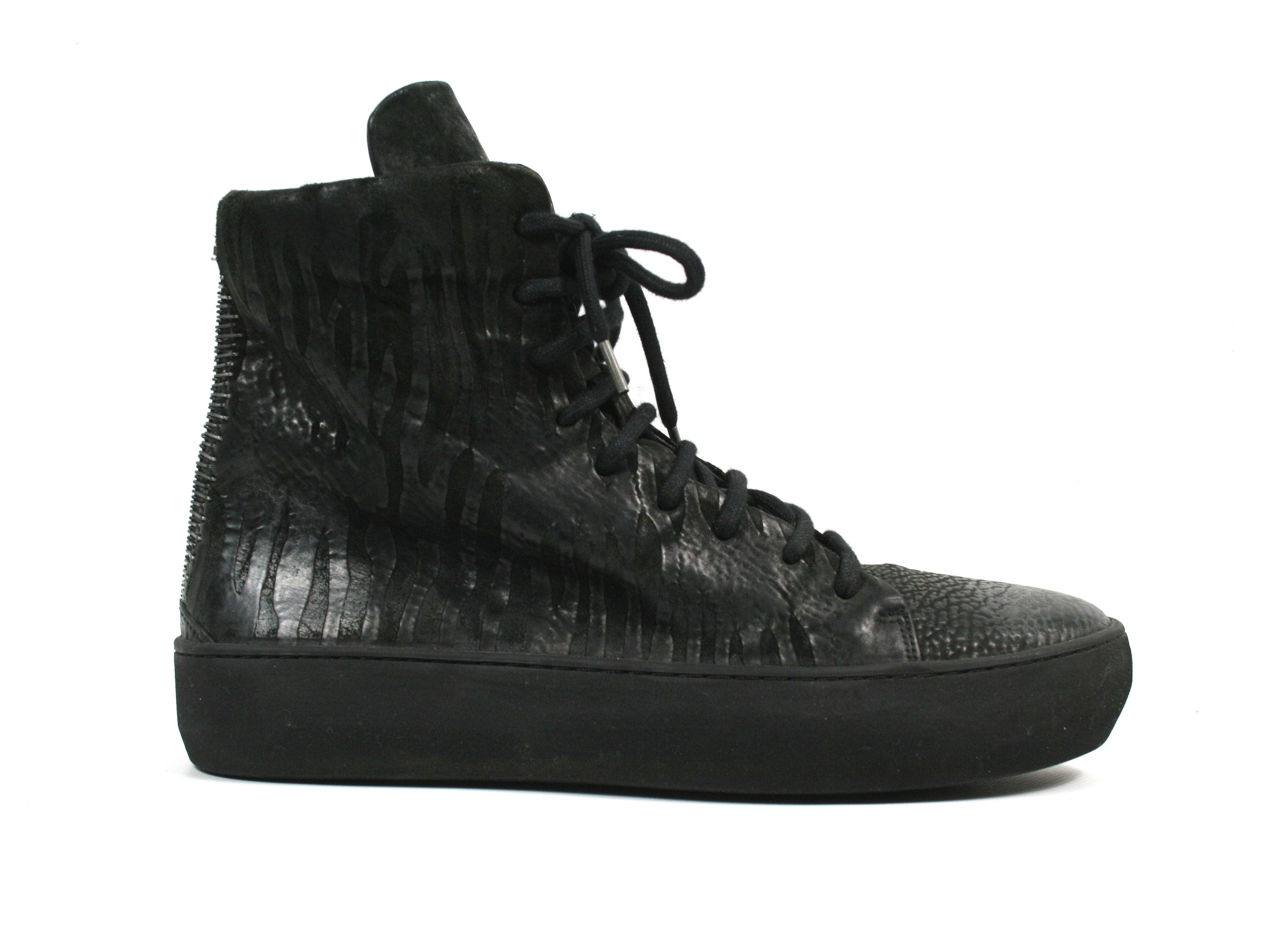 Isaac Sellam Experience X Conspiracy Culatta Horse Leather Side Zip Sneakers Size US 7 / EU 40 - 1 Thumbnail