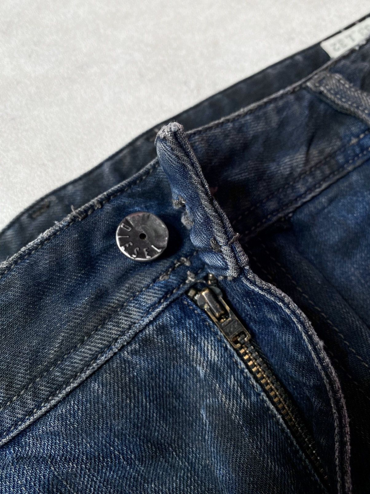 Diesel RARE Diesel Krooley Denim Regular Slim Carrot Size US 33 - 16 Thumbnail