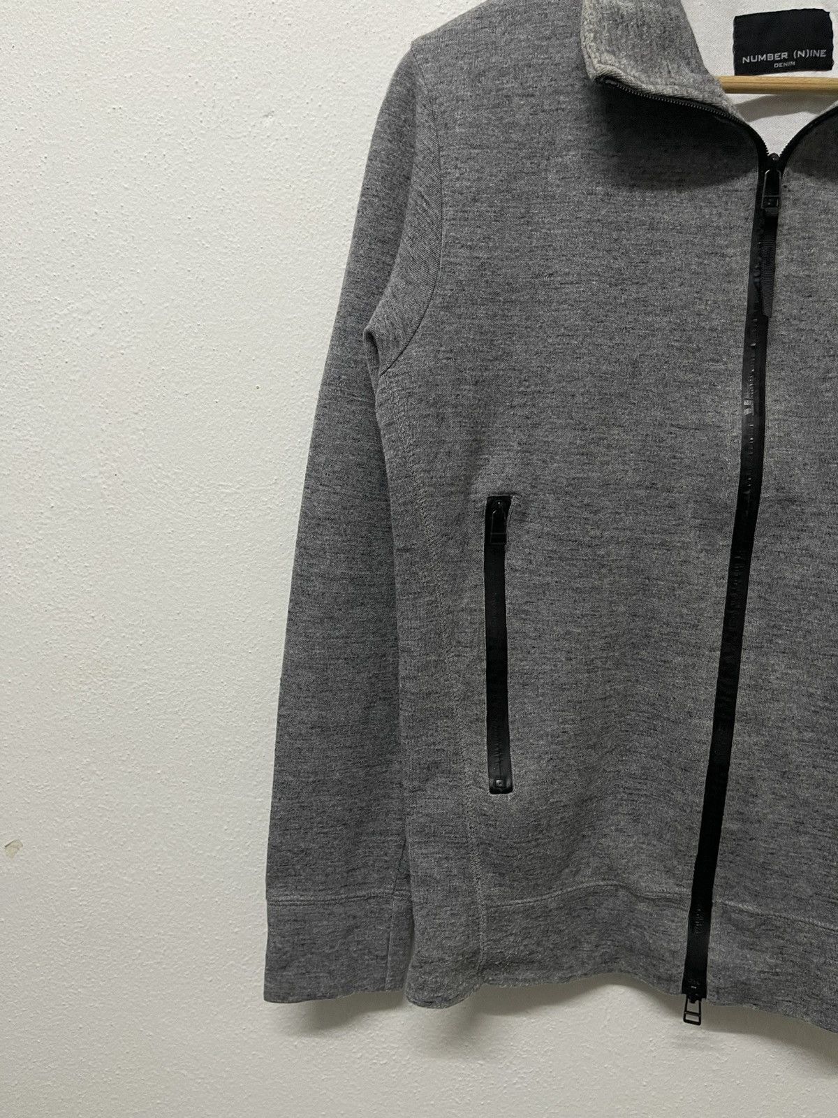 Number (N)ine 2000s NUMBER (N)INE ZIPPER PLAIN SWEATER Size US S / EU 44-46 / 1 - 3 Thumbnail