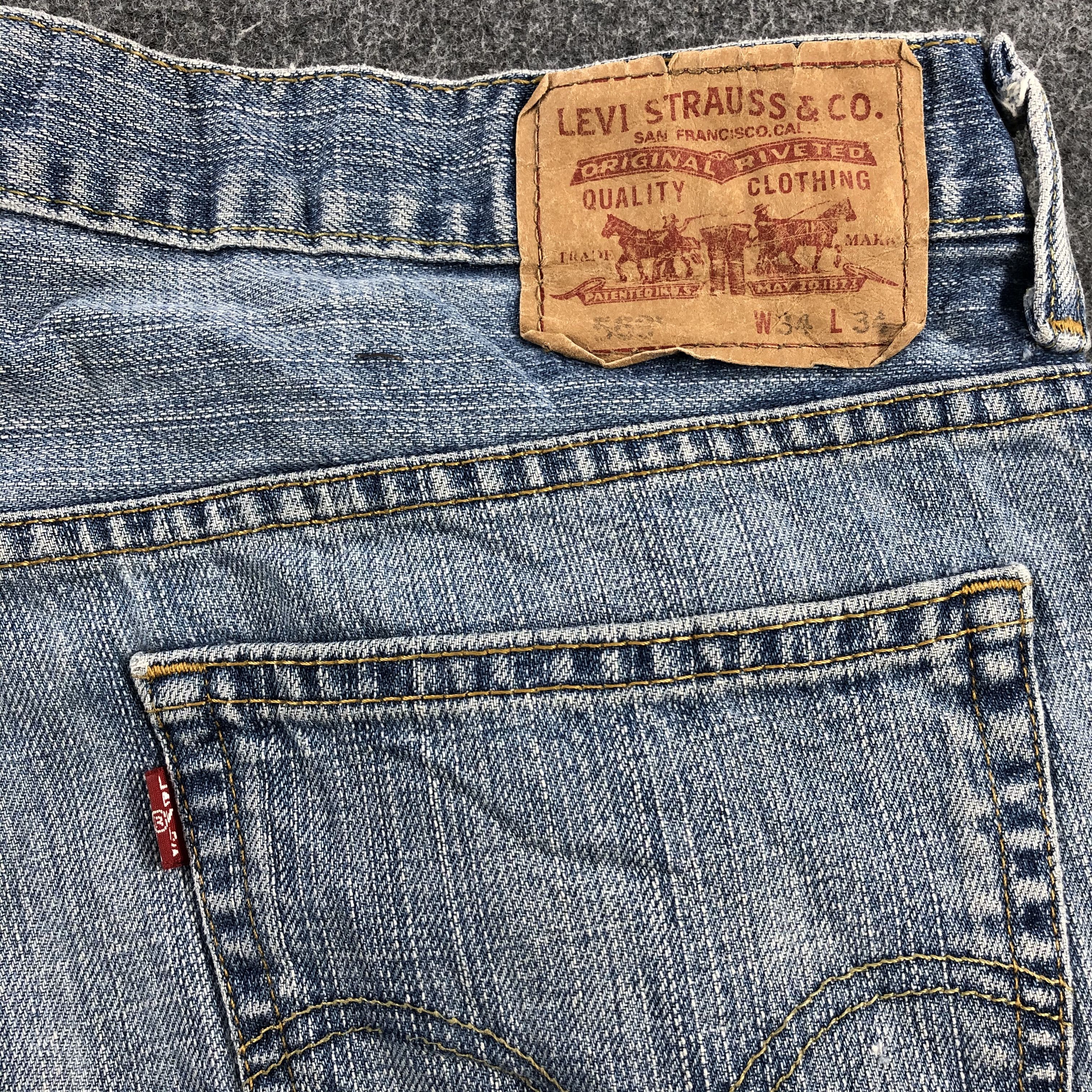 Levi's × Vintage Vintage Levis 569Jeans-JM1034 Size US 36 / EU 52 - 6 Thumbnail