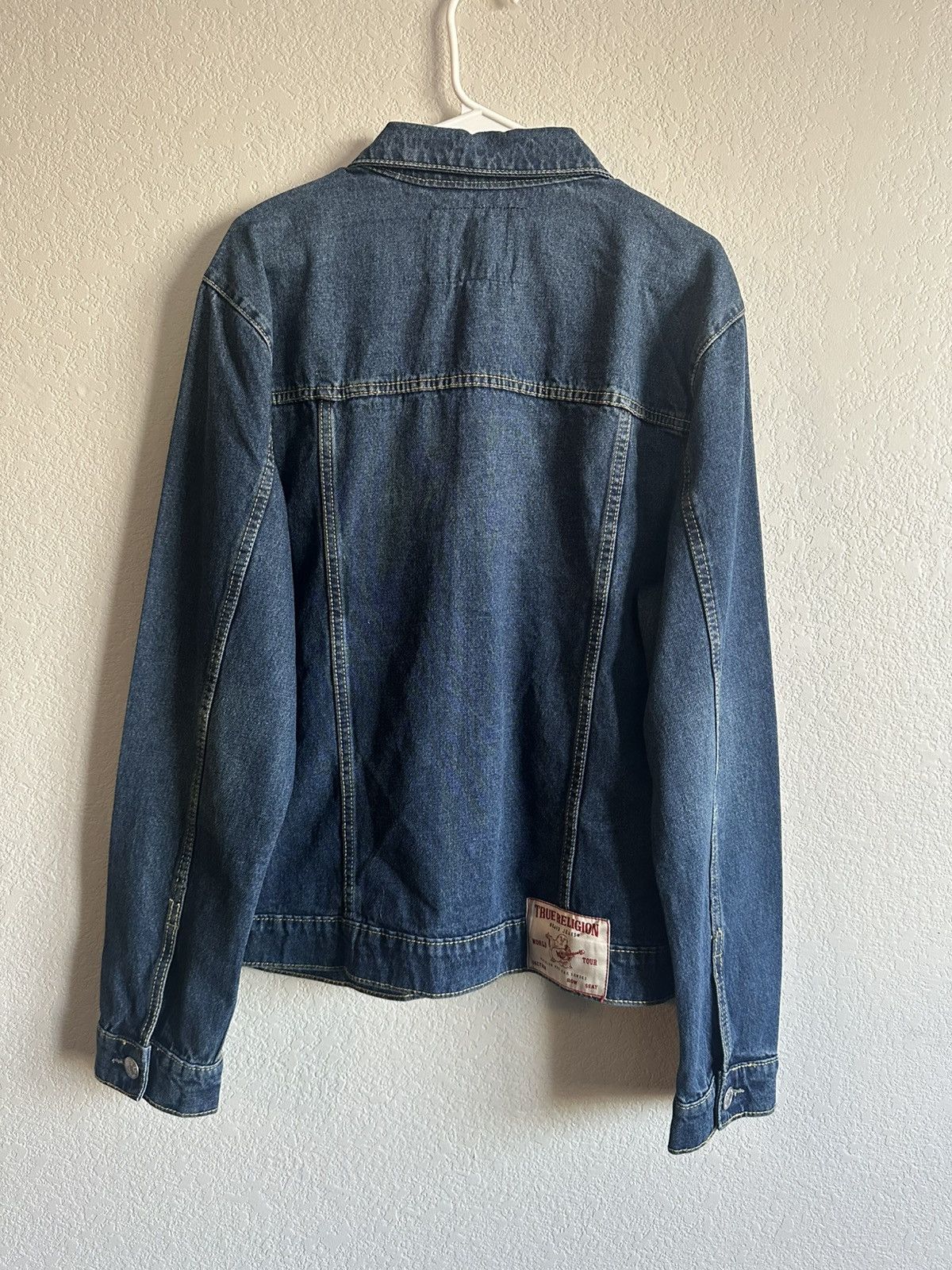 True Religion True Religion Trucker Jacket Denim Size US L / EU 52-54 / 3 - 2 Thumbnail