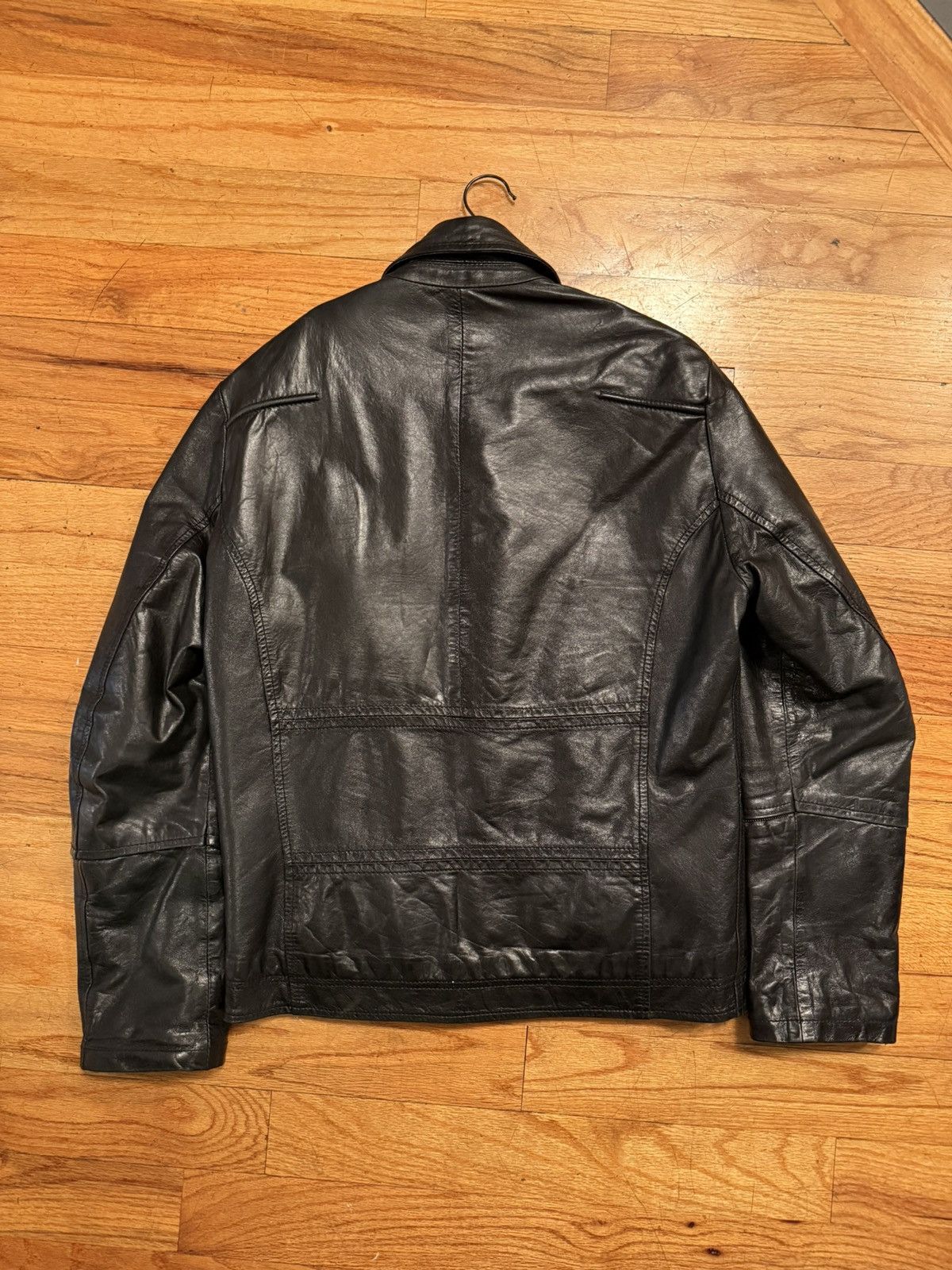 Versace Jeans Couture VJC Leather Biker Jacket Size US L / EU 52-54 / 3 - 7 Thumbnail