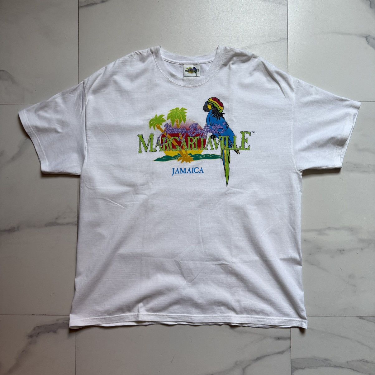 Vintage Vintage Y2K Jimmy Buffett’s Margaritaville T-Shirt Size US XL / EU 56 / 4 - 2 Thumbnail