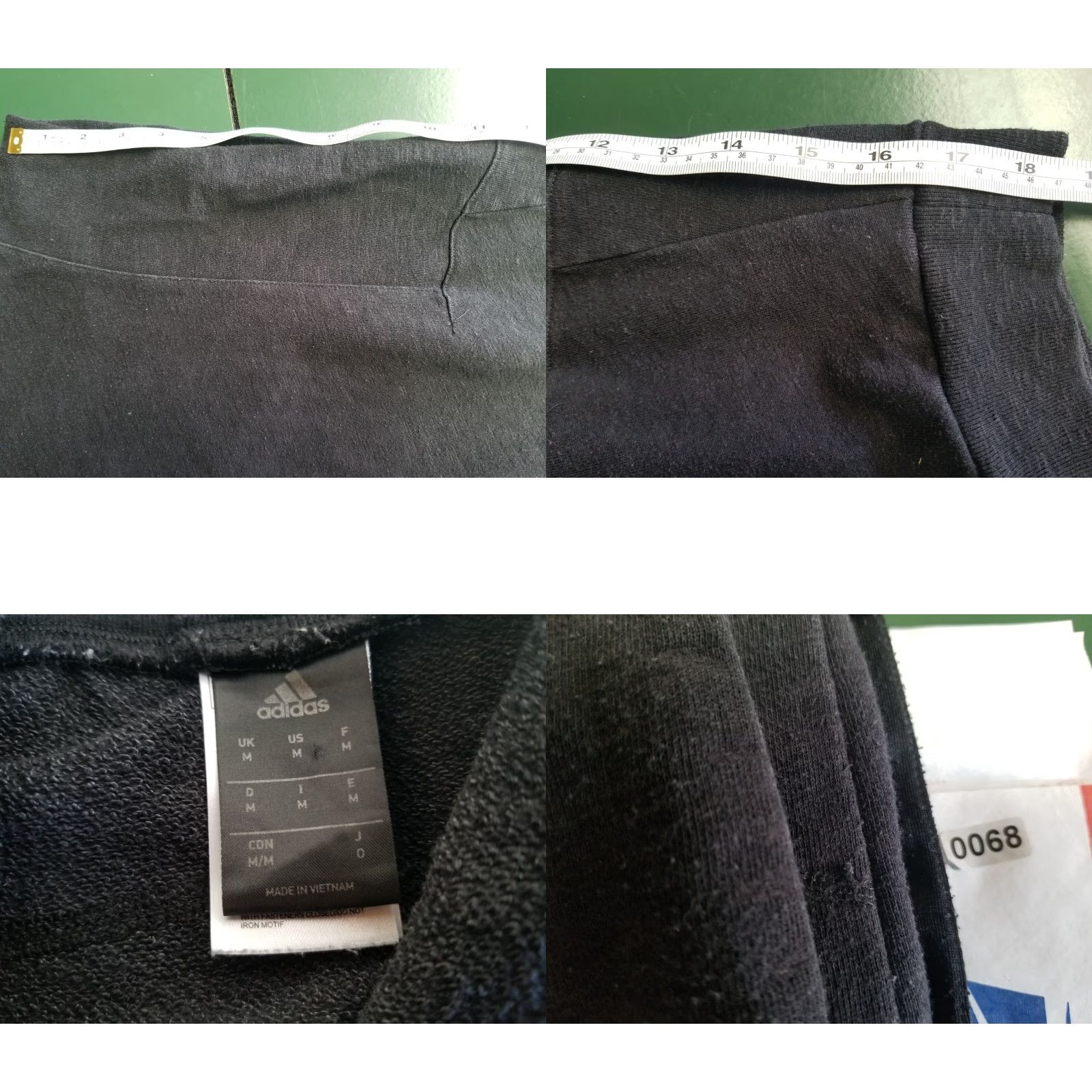 Adidas Adidas Sweatpants Crop Black Striped Elastic Waist Drawstring Logo Size M Jogger Unisex Adults Mens Womens? Size 32" / US 10 / IT 46 - 8 Thumbnail