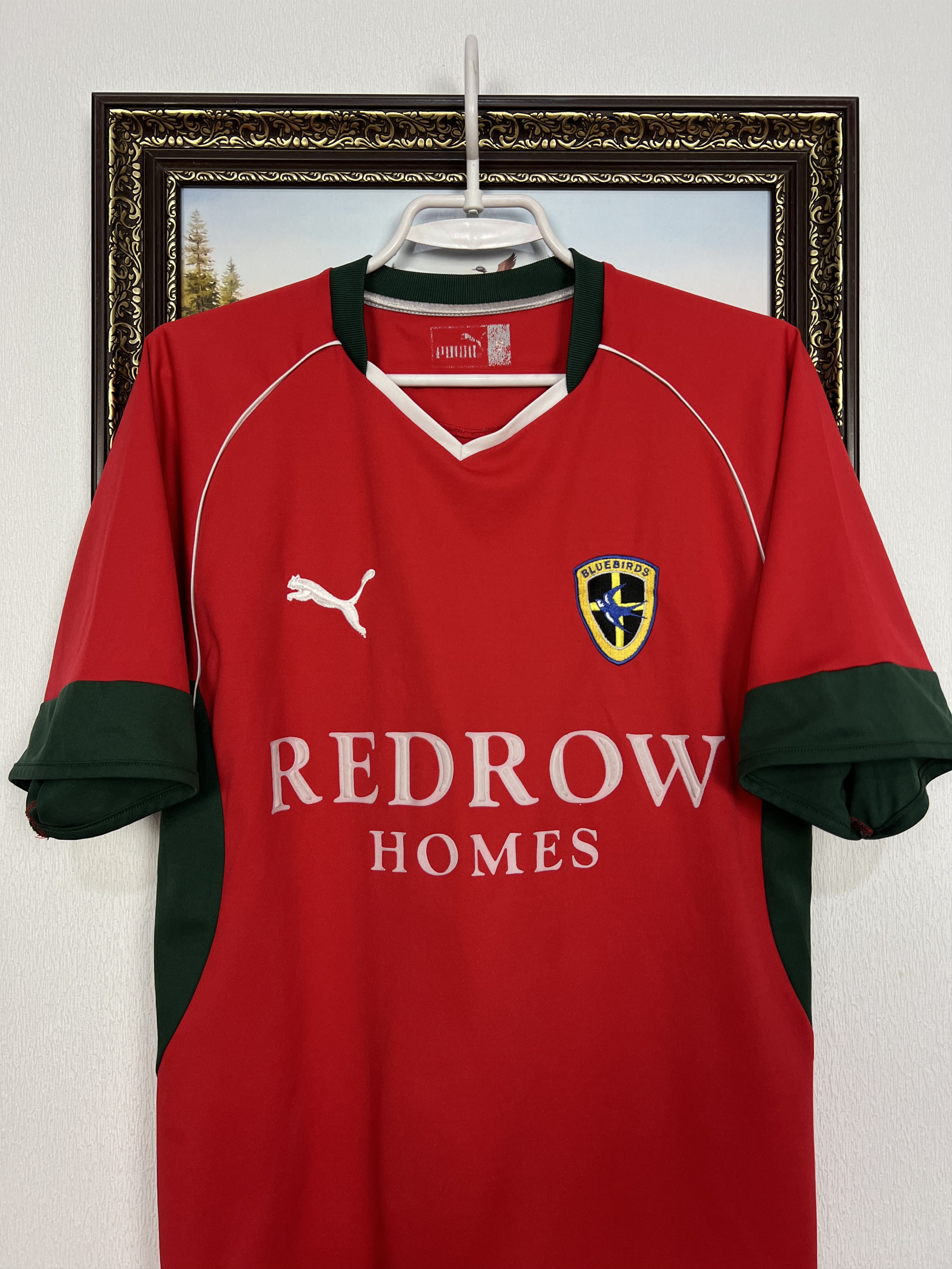 Puma Cardiff City Away football shirt 2004 Soccer Jersey Trikot Size US S / EU 44-46 / 1 - 2 Thumbnail