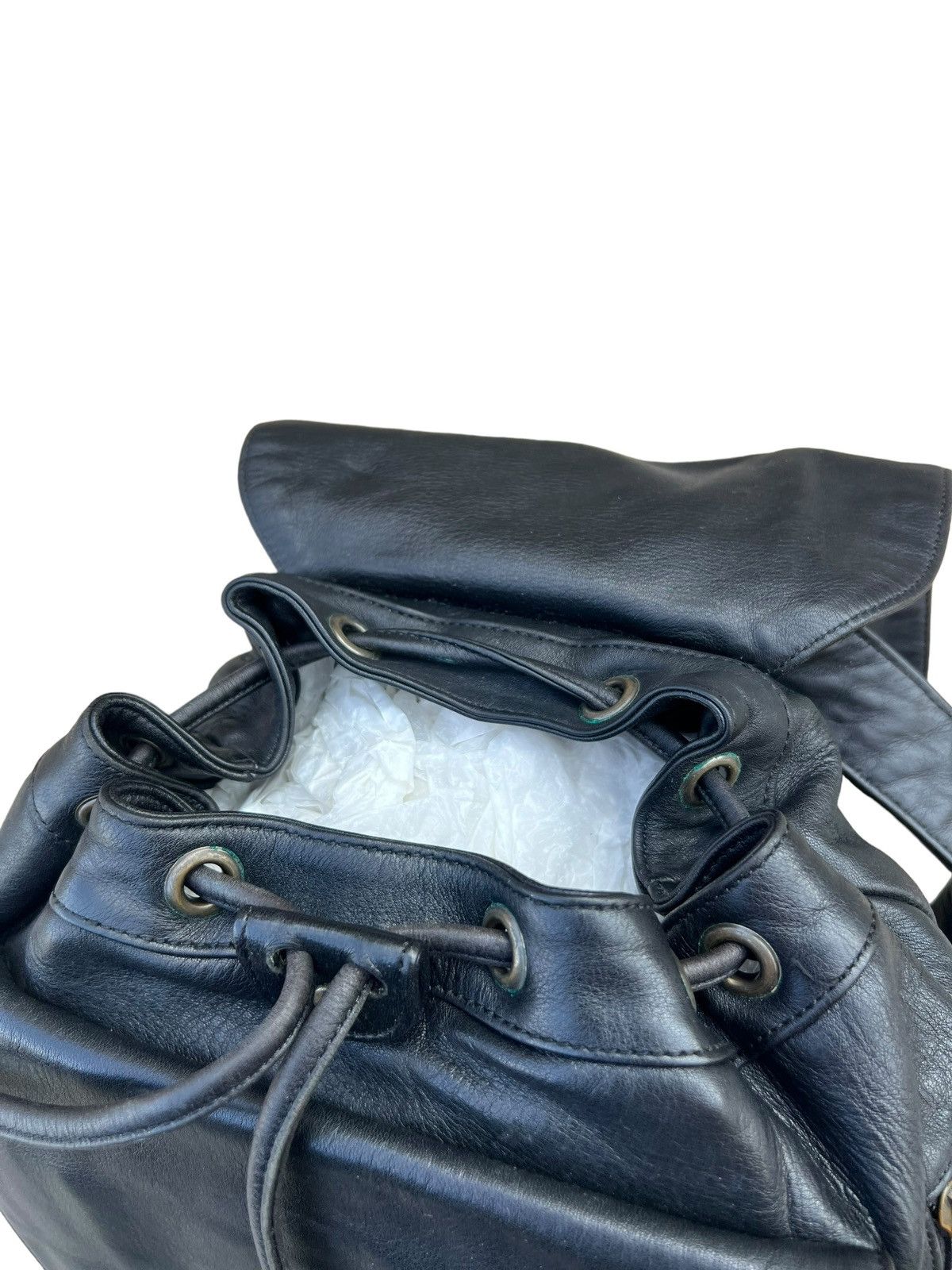 BREE Vintage BREE All Black Leather Backpack Size ONE SIZE - 21 Thumbnail