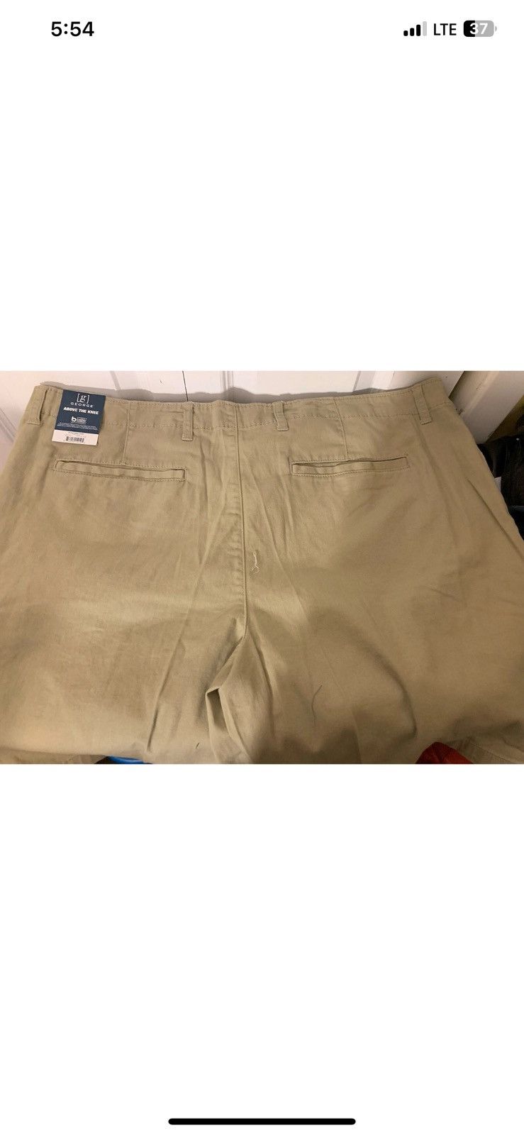 George George Mens Sz 42 Outdoor 10'' Flat Front Shorts Above Knee Size US 42 / EU 58 - 3 Thumbnail