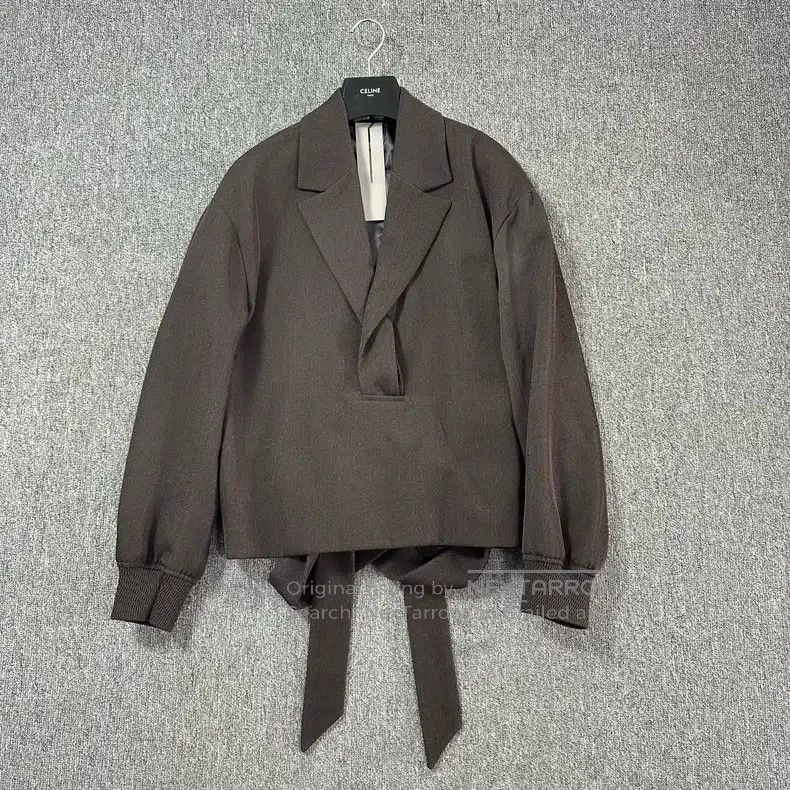 Dior Dior Mocha Brown Tie Wool Crewneck Jacket Suit Size US M / EU 48-50 / 2 - 1 Thumbnail