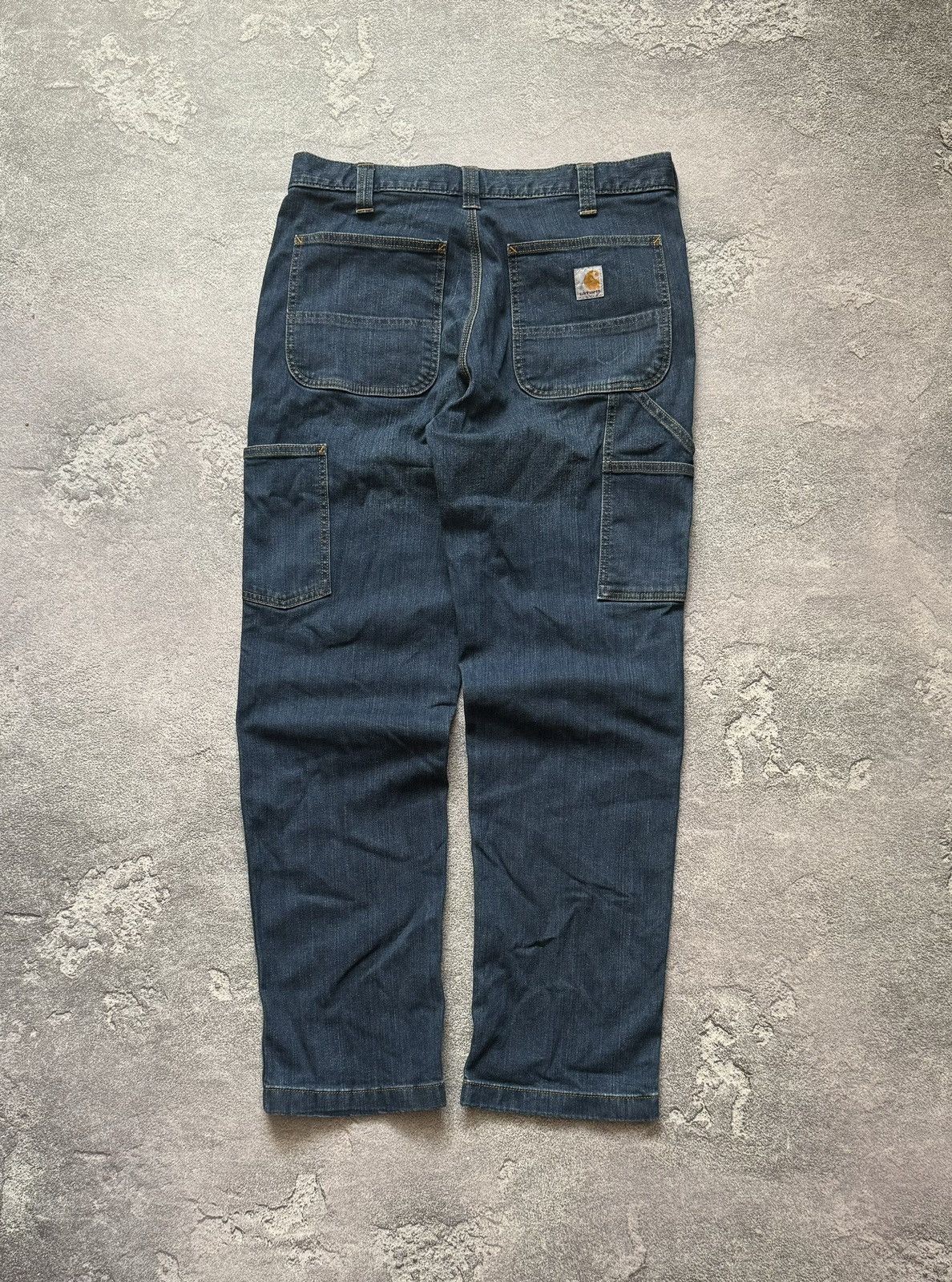 Carhartt × Vintage Carhartt 34/32 rugged flex relaxed jean pant denim trouser Size US 34 / EU 50 - 5 Thumbnail