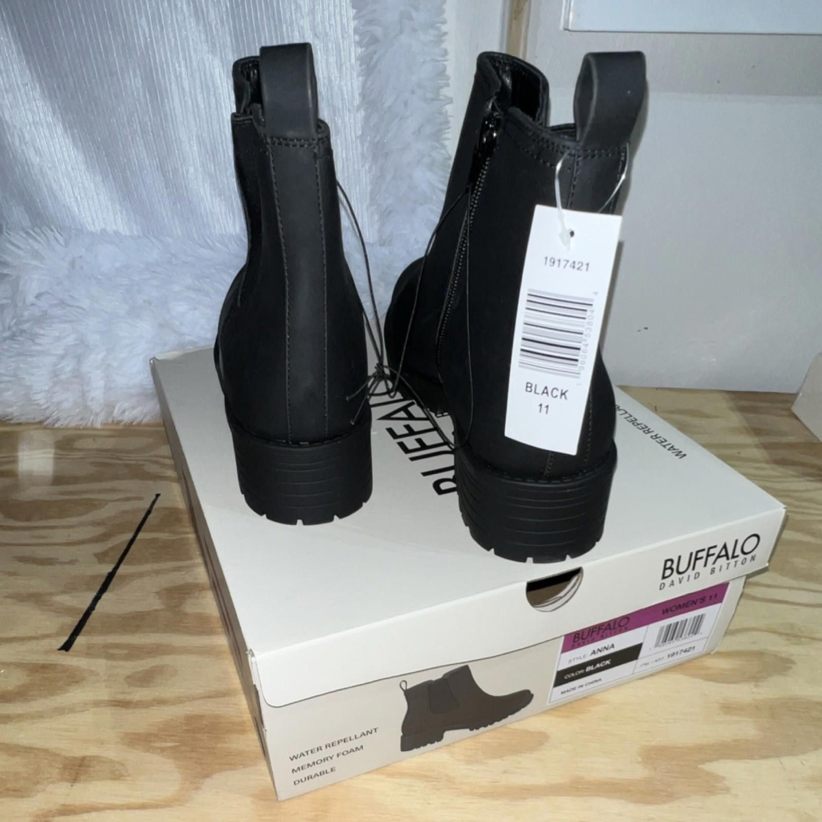 Buffalo David Bitton Buffalo David Bitton Anna Black Water Repellant Boots US 11 Size US 11 / IT 41 - 4 Thumbnail