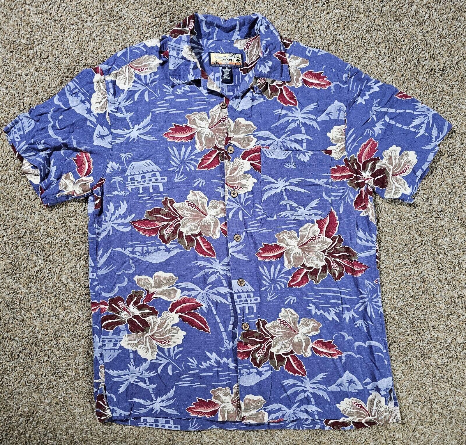 Havana Jacks Cafe havana jacks cafe rayon hawaiian shirt made in macau blue M Size US M / EU 48-50 / 2 - 1 Thumbnail
