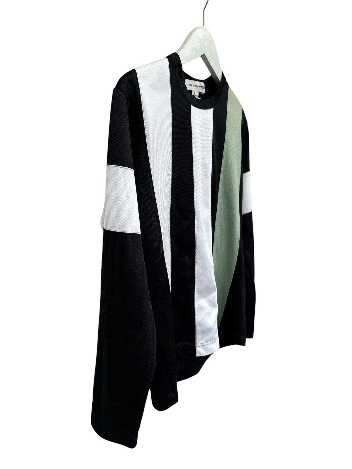 Comme des Garcons Paneled Stripe Longsleeve T-shirt Size US S / EU 44-46 / 1 - 2 Thumbnail