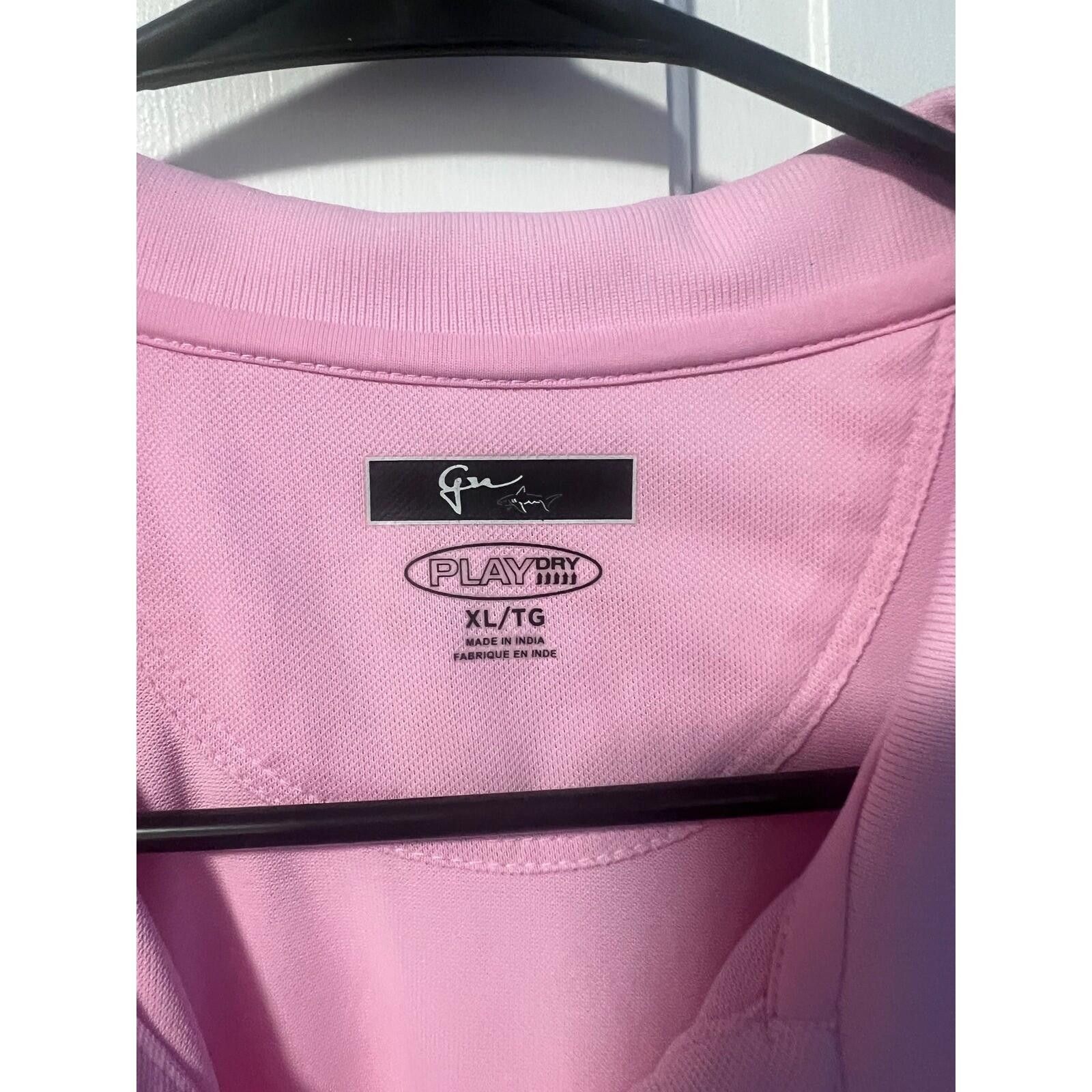 Greg Norman Greg Norman Polo Shirt Women XL Pink Play Dry Short Sleeve Size ONE SIZE - 3 Thumbnail