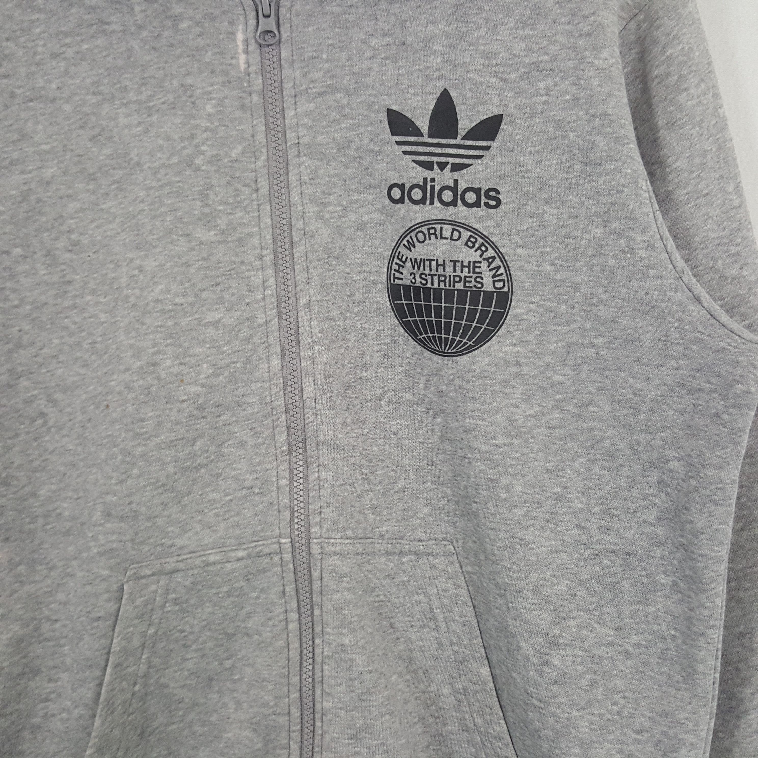 Adidas × Vintage Vintage Adidas American Sportwear Hoodies Jacket Size US M / EU 48-50 / 2 - 2 Thumbnail
