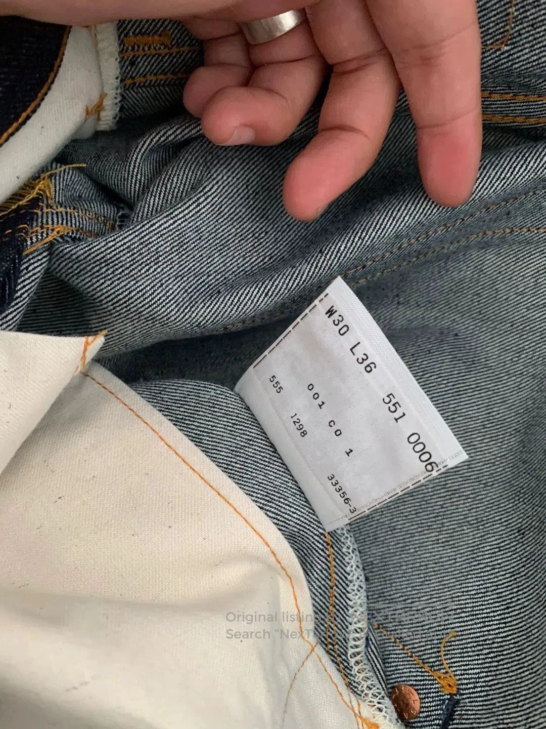 LVC LVC 551Z 0006 Denim Jeans. Size US 30 / EU 46 - 2 Thumbnail