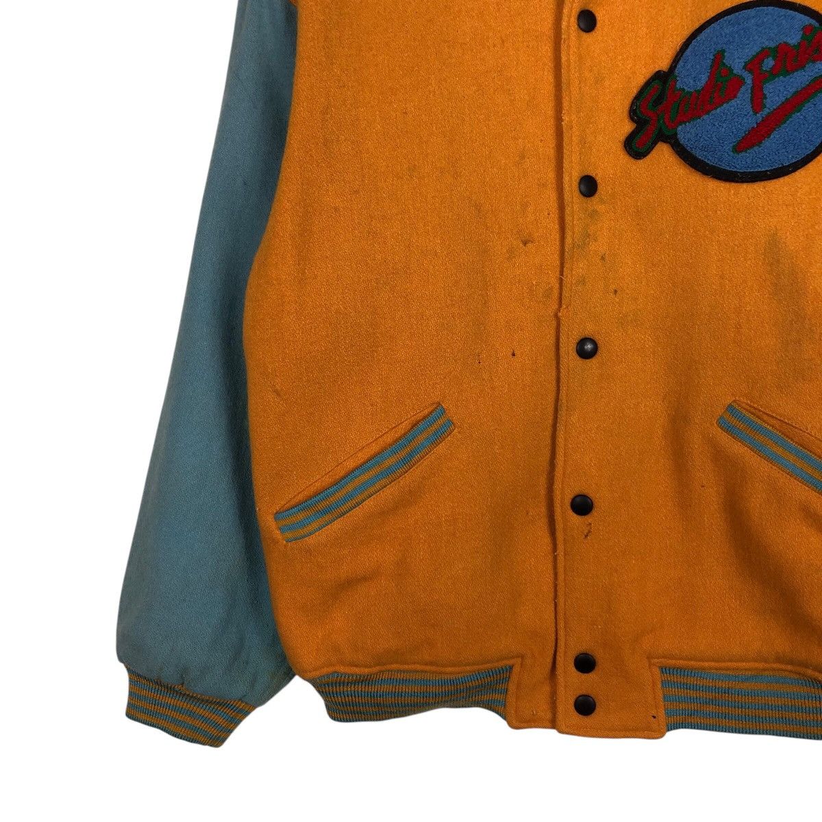 Hysteric Glamour 📌Vintage Bomber Jacket Studio Frisco Big Logo Embroidered Size US L / EU 52-54 / 3 - 5 Thumbnail