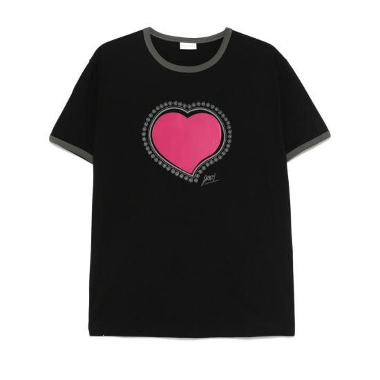 Dries Van Noten DRIES VAN NOTEN Men T-Shirts 1600 021110 900 BLACK Size US M / EU 48-50 / 2 - 1 Thumbnail