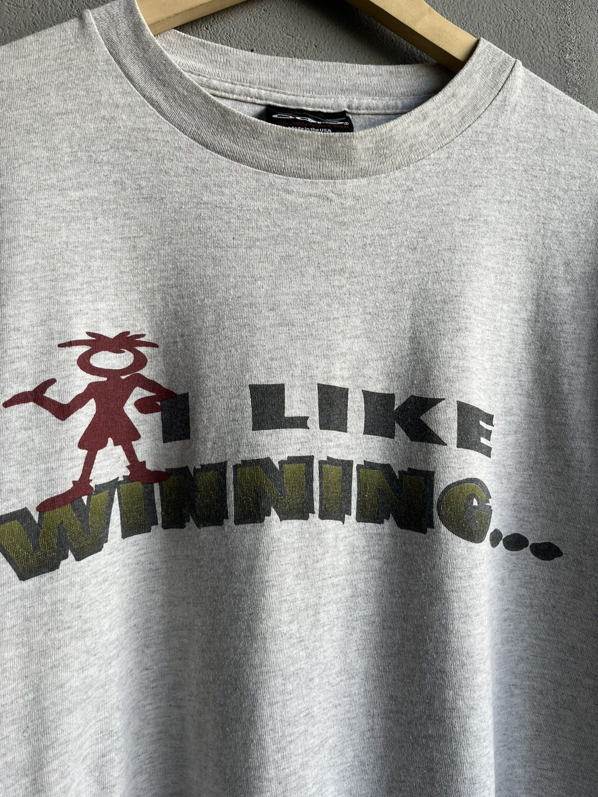 Vintage Vintage 90s Humor Y2K Adult I Like Winning T-shirt Size XL Size US XL / EU 56 / 4 - 4 Thumbnail