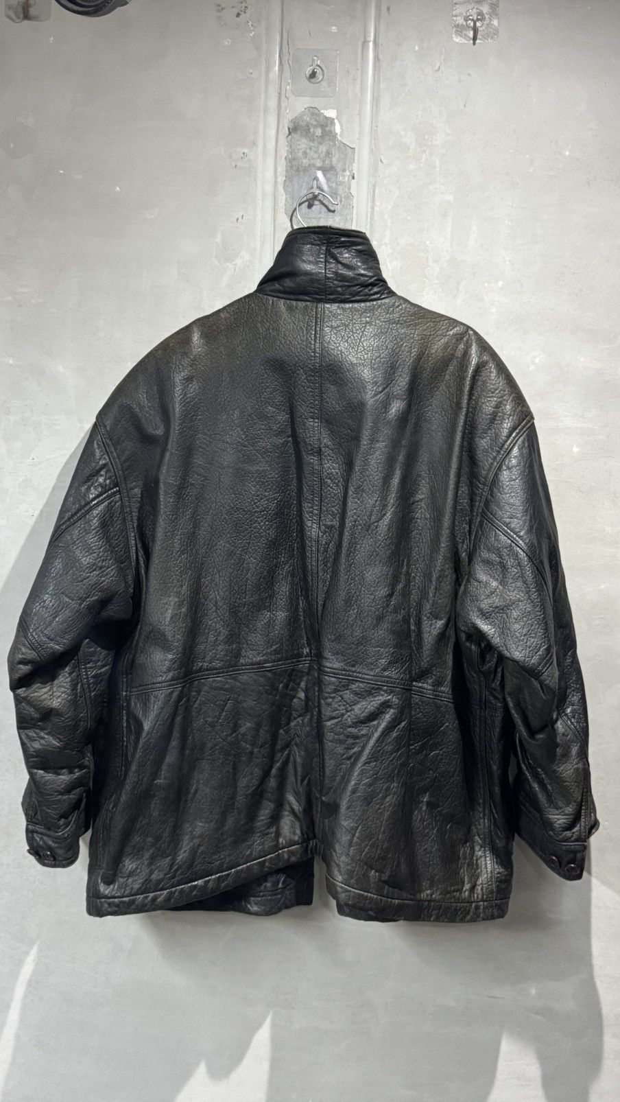Hai Sporting Gear VINTAGE 80s HAI SPORTING GEAR ISSEY MIYAKE LEATHER JACKET Size US L / EU 52-54 / 3 - 21 Thumbnail
