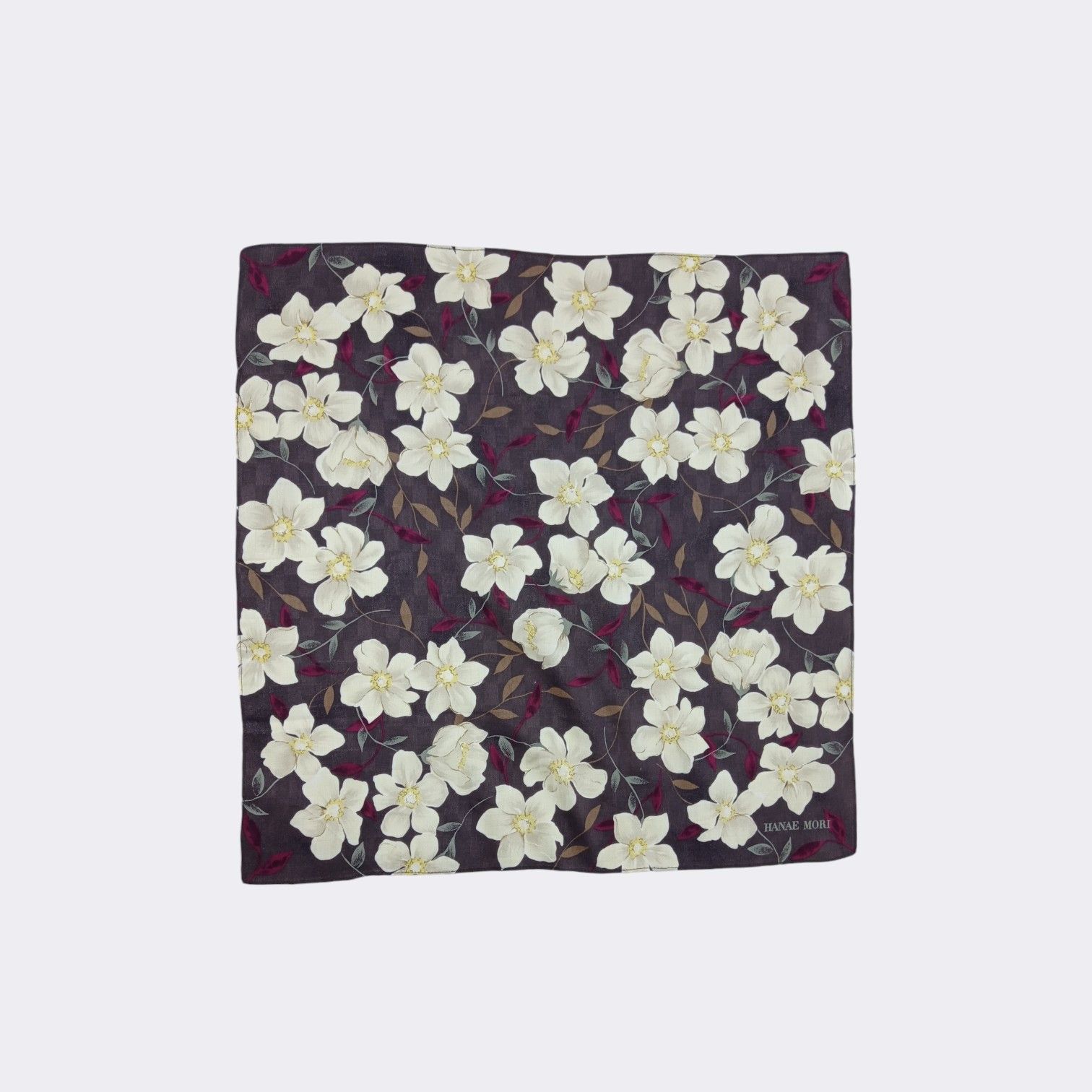 Hanae Mori Vintage Hanae Mori Handkerchief Neckerchief Bandana H013E Size ONE SIZE - 2 Thumbnail