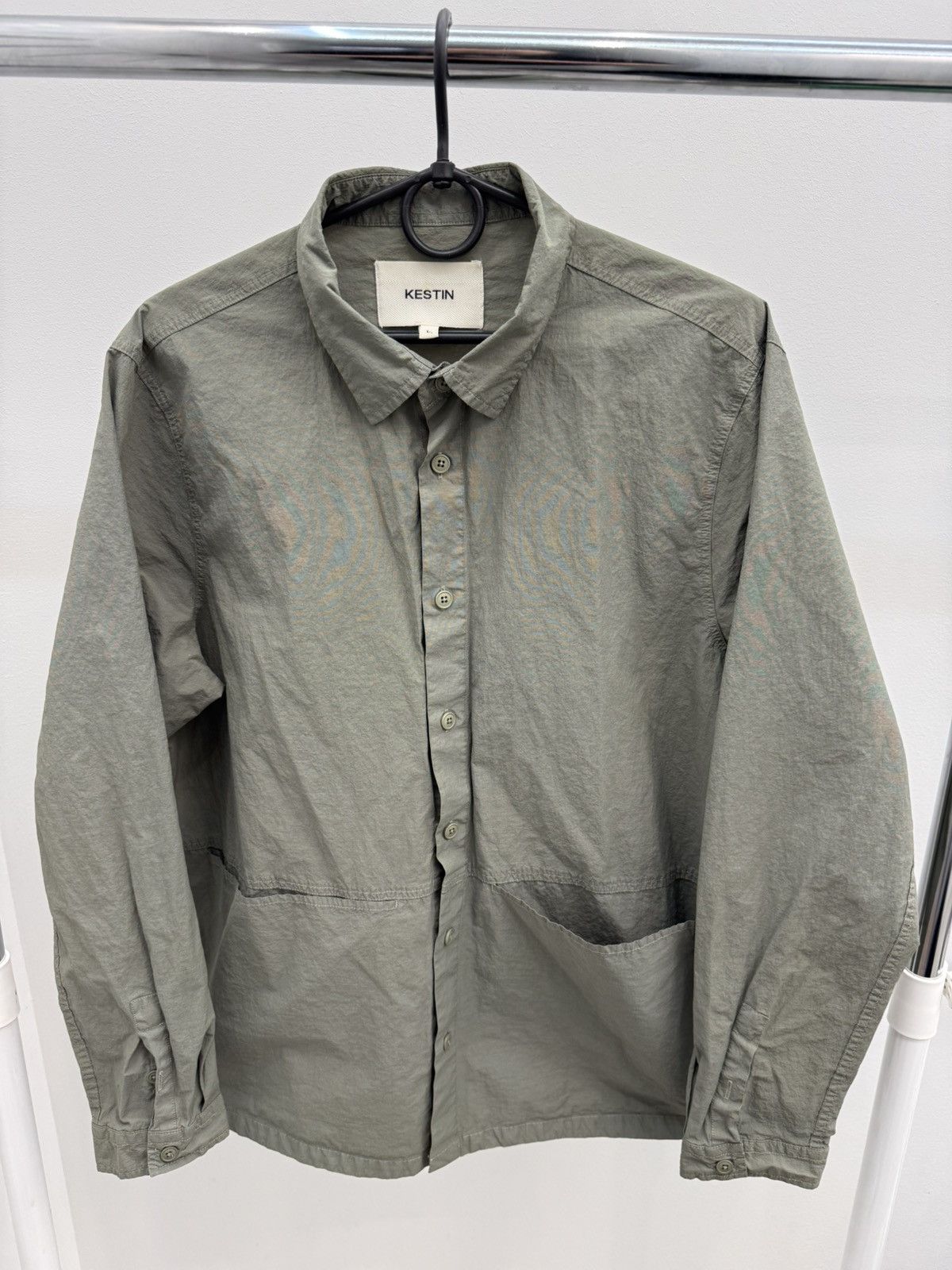 KESTIN Kestin Nylon Light Button Up Overshirt Jacket Size US L / EU 52-54 / 3 - 1 Thumbnail