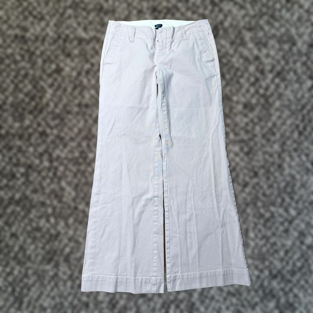 Gap VINTAGE Gap Women's Pants 64 Chino Baggy Stretch Cotton Wide leg Low A3-8 Pink 1990s Womens Casual 30x30 Inseam 30" Size 28" / US 6 / IT 42 - 1 Thumbnail