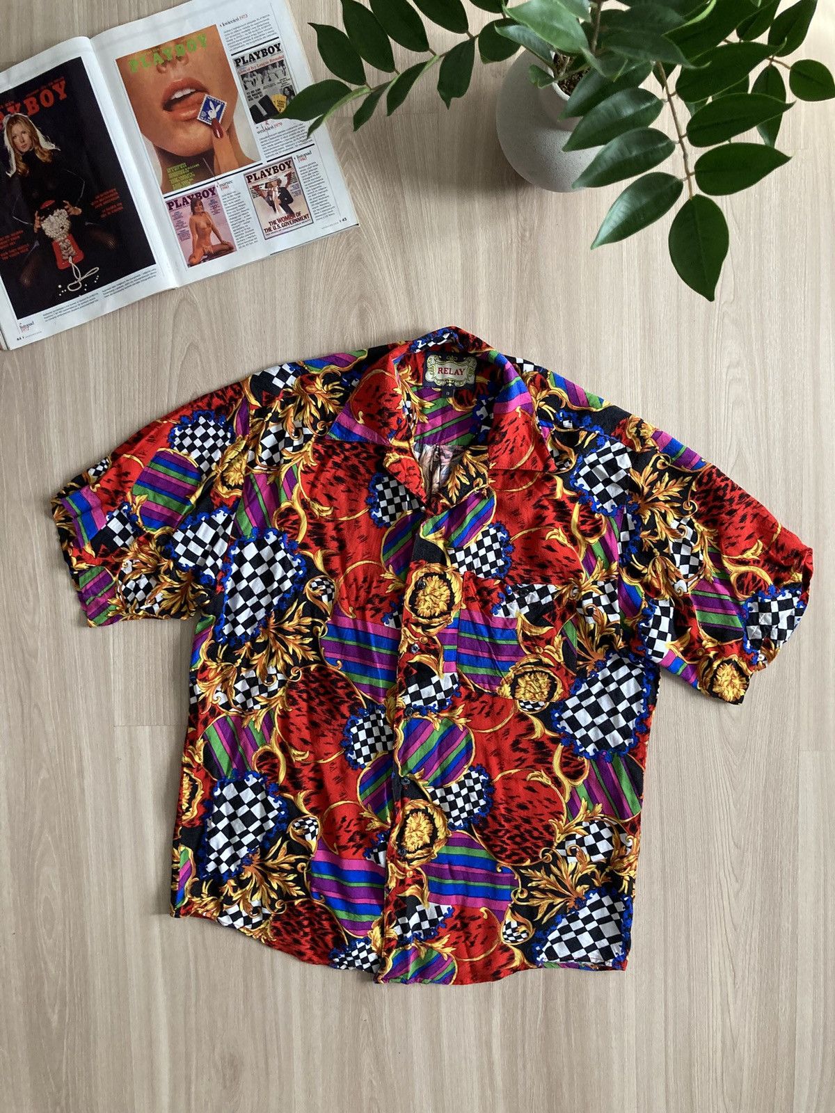 Japanese Brand Vintage Relay Shirt Japanese Style Size US M / EU 48-50 / 2 - 1 Thumbnail
