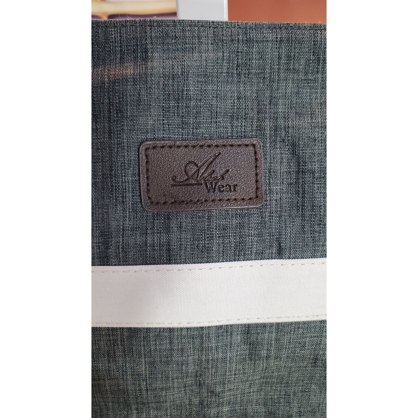 Other Aleah Wear Green White Gray Tote Bag Size ONE SIZE - 3 Thumbnail