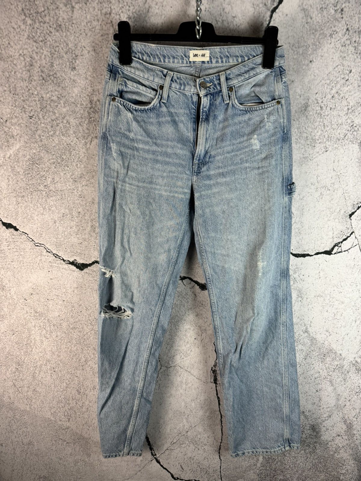 H&M Vintage LEE X H&M Baggy Streetwear archive denim pants Size 27" / US 4 / IT 40 - 2 Thumbnail