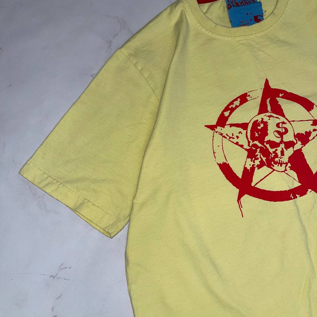 Vintage Seventyseven T Shirt Mens Size Large Skull sectarian circle Size US L / EU 52-54 / 3 - 3 Thumbnail