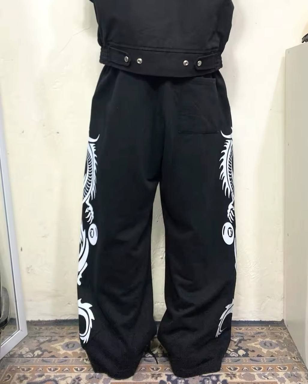 Japanese Brand × Vintage vintage baggy high-waisted pants. Size US 34 / EU 50 - 3 Thumbnail