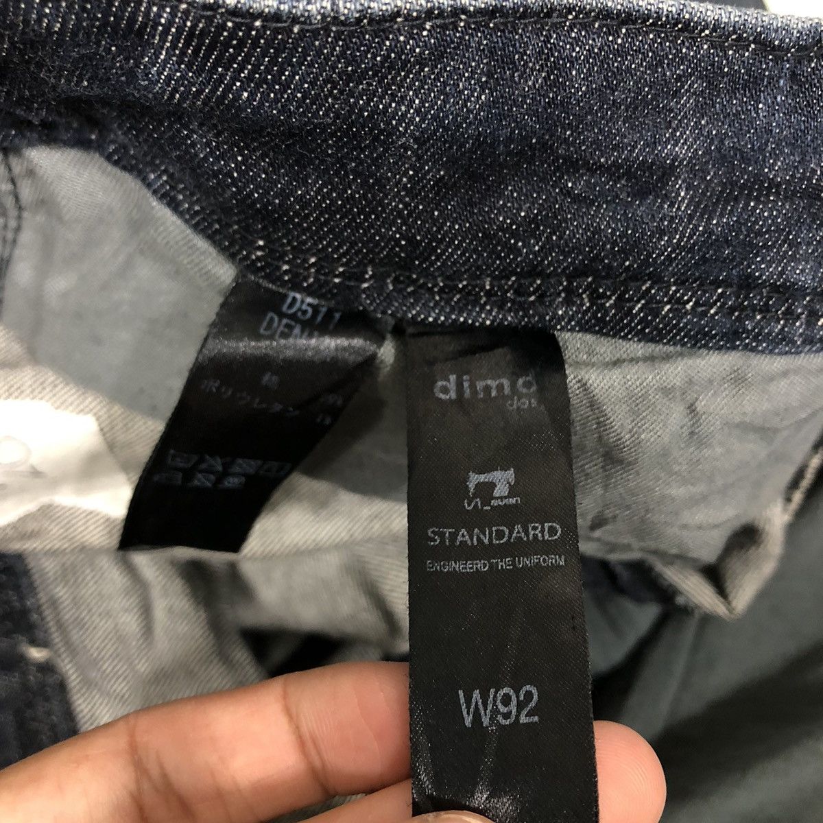 Japanese Brand 🔥VINTAGE ENGINEERD THE UNIFORM DISTRESSED DENIM JEANS Size US 35 - 13 Thumbnail