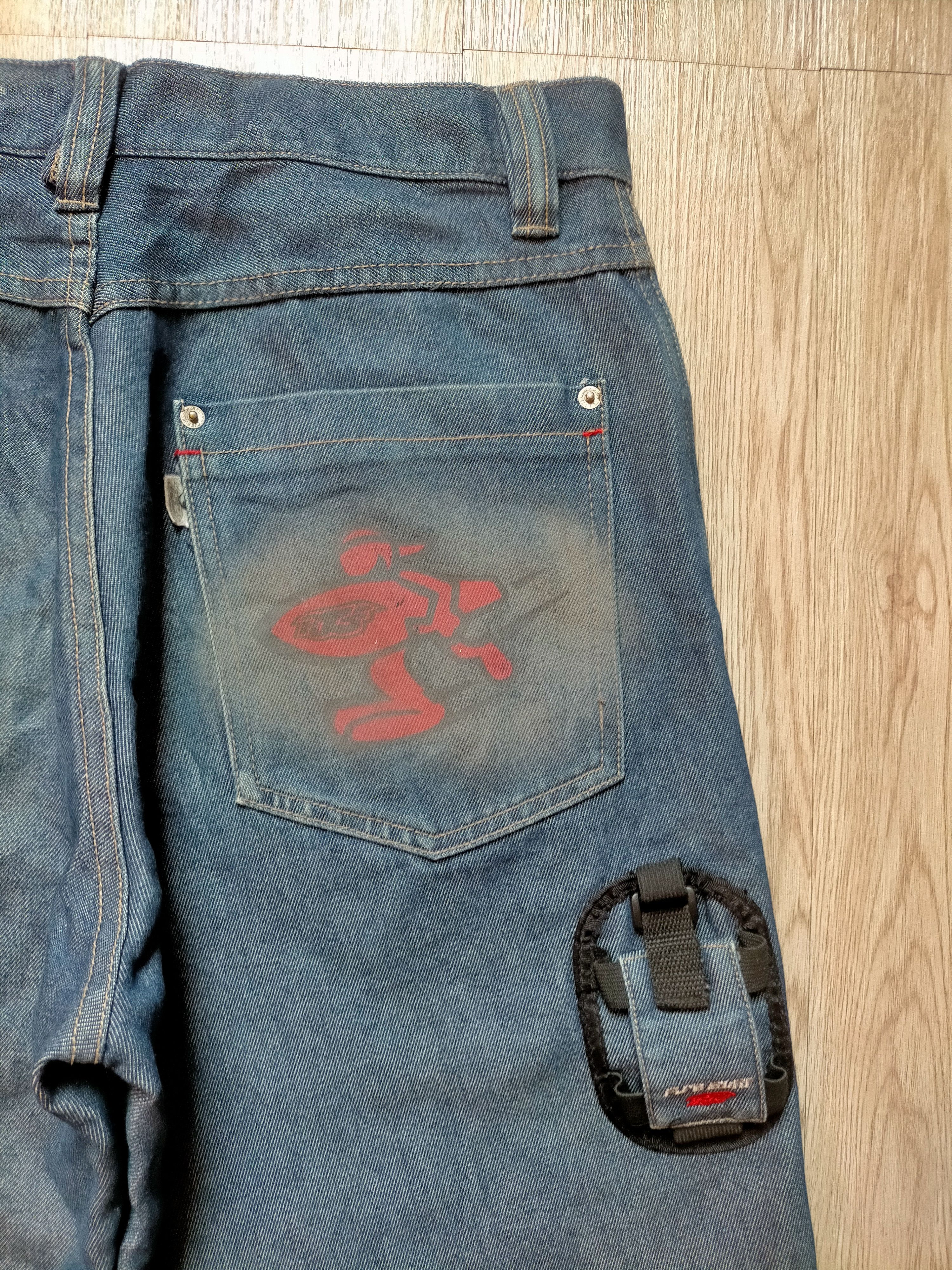JNCO × Japanese Brand Pjs Surf Baggy Hip Hop Style Denim Size US 32 / EU 48 - 13 Thumbnail