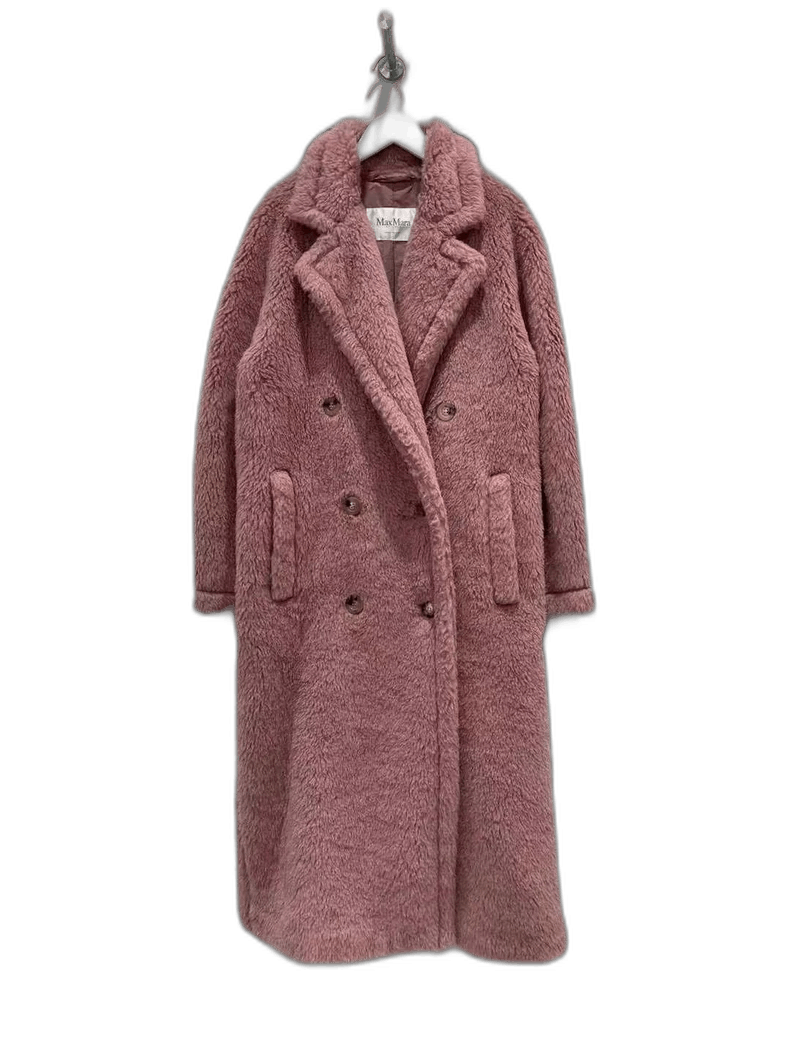 Max Mara MaxMara pink teddy coat Size US L / EU 52-54 / 3 - 1 Thumbnail