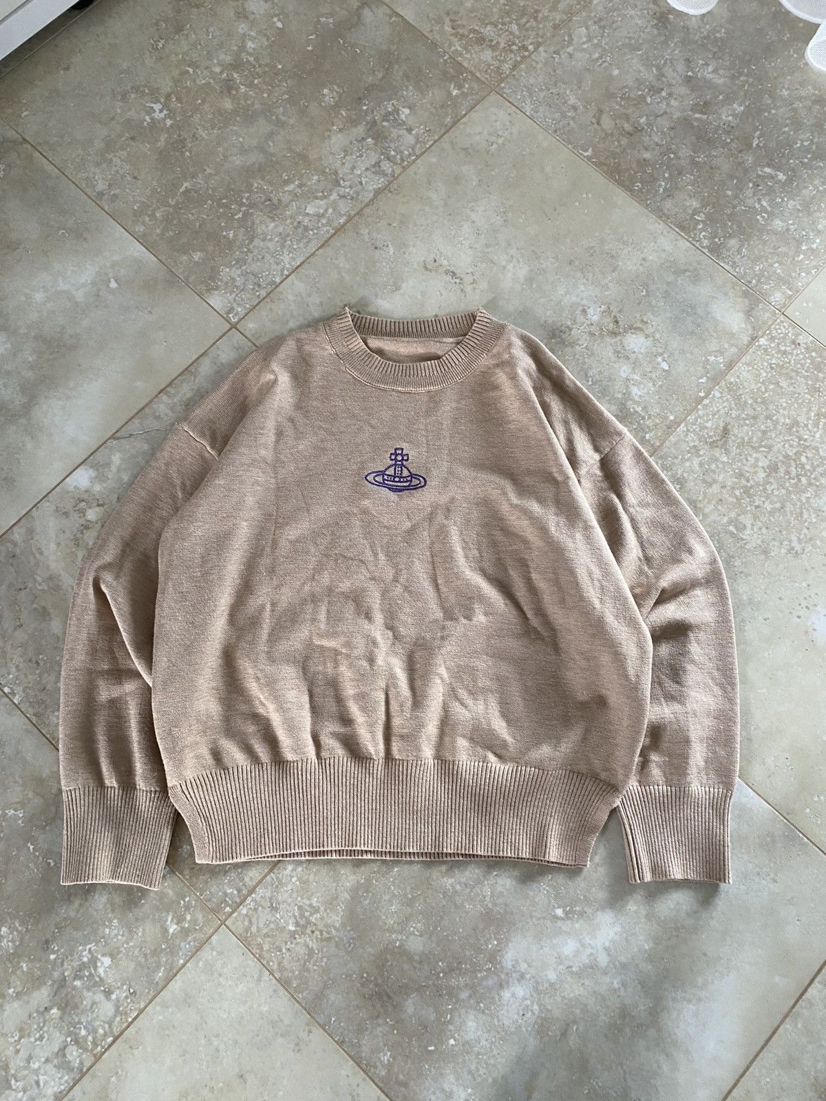 Vivienne Westwood Vintage Vivienne Westwood Central Logo Wool Sweater Rare Y2K Size S / US 4 / IT 40 - 3 Thumbnail