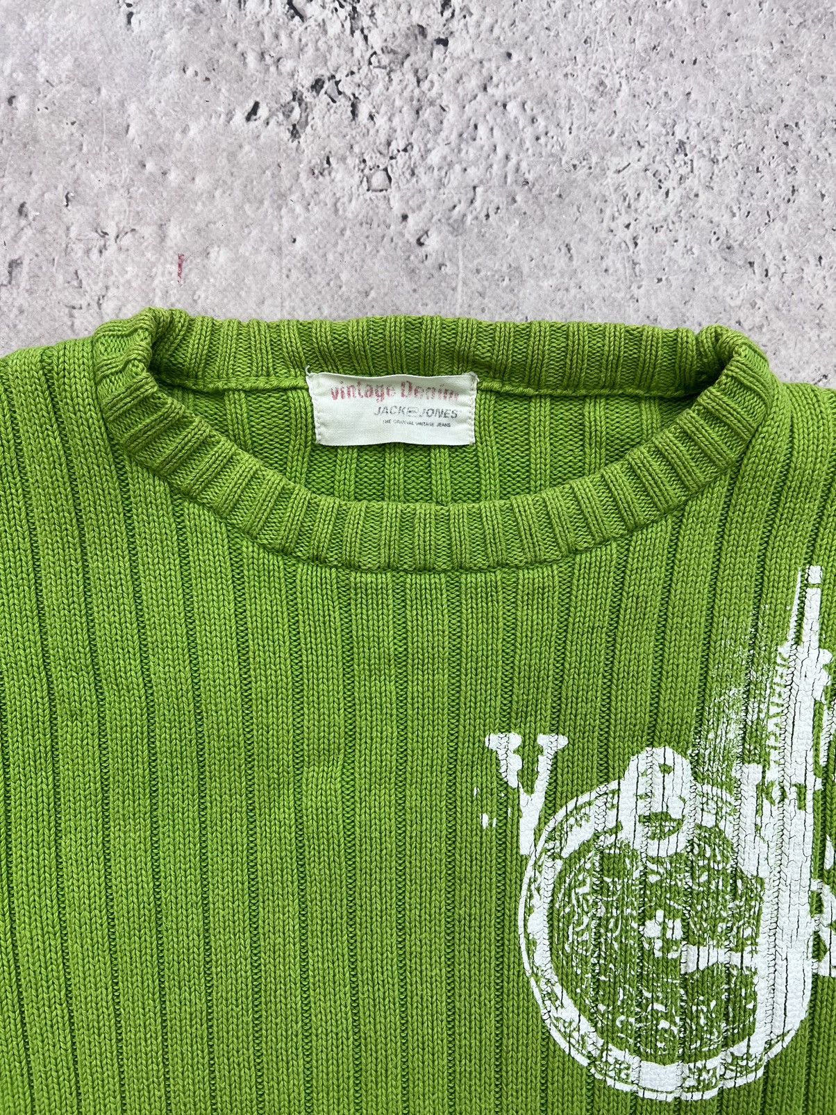 20471120 × Seditionaries VINTAGE Y2K Seditionaries Knitted Print 777 Stylish Sweater Size US M / EU 48-50 / 2 - 8 Thumbnail