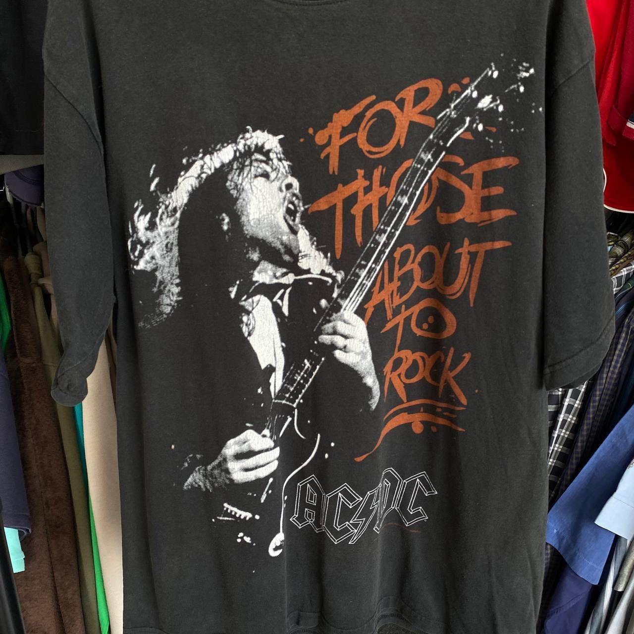 Band Tees × Vintage Vintage AC/DC 2004 big graphic logo rare rock band tee Size US M / EU 48-50 / 2 - 2 Thumbnail