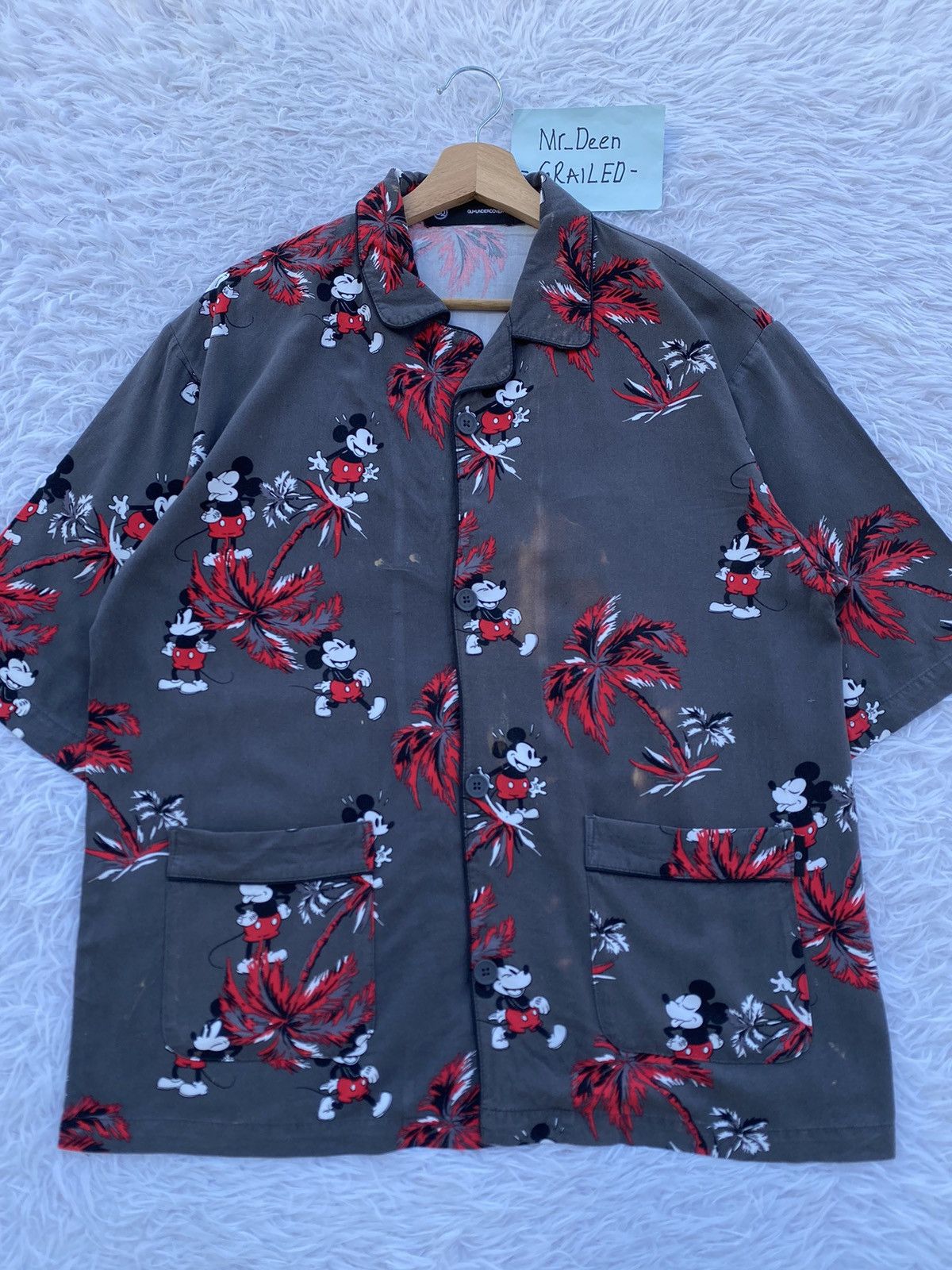 GU × Undercover Rare GU x Undercover Mickey Mouse Buttons Shirt Size US L / EU 52-54 / 3 - 1 Thumbnail