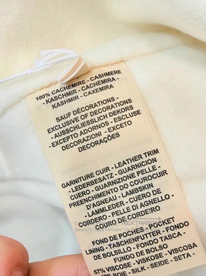 Hermes Hermes White Short Cashmere Jacket Size XS / US 0-2 / IT 36-38 - 5 Thumbnail