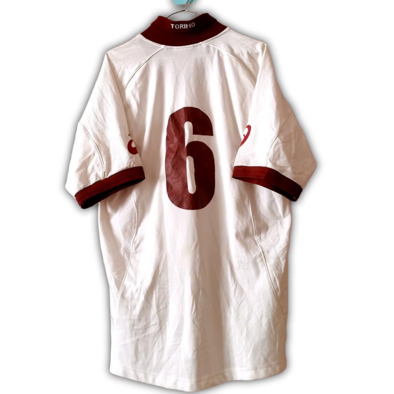Asics Fc Torino 2001 2002 Away Shirt Jersey Maglia maillot Size US XL / EU 56 / 4 - 4 Thumbnail