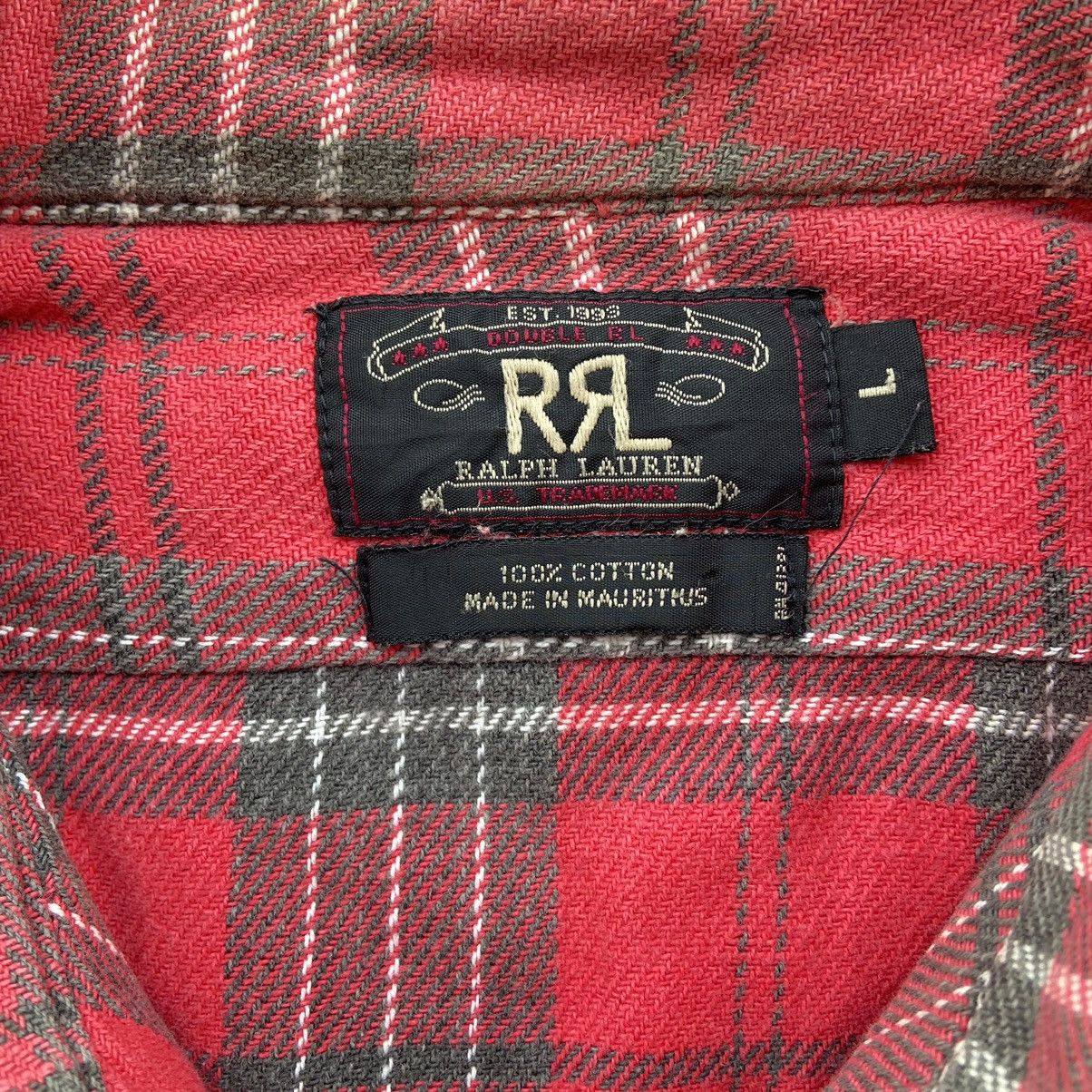 RRL Ralph Lauren RRL Double RL Button Up Plaid Flannel Size US L / EU 52-54 / 3 - 3 Thumbnail