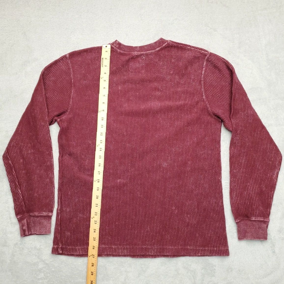 Vintage VINTAGE Orcas Island Sweatshirt Mens M Faded Maroon Nature Outdoors Ribbed Crewneck Size US M / EU 48-50 / 2 - 6 Thumbnail