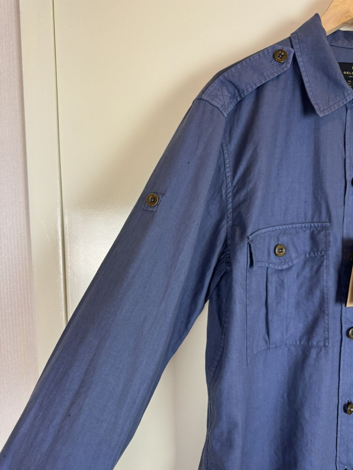 Belstaff Belstaff Indra shirt cotton linen unisex racing riding S Size US S / EU 44-46 / 1 - 4 Thumbnail