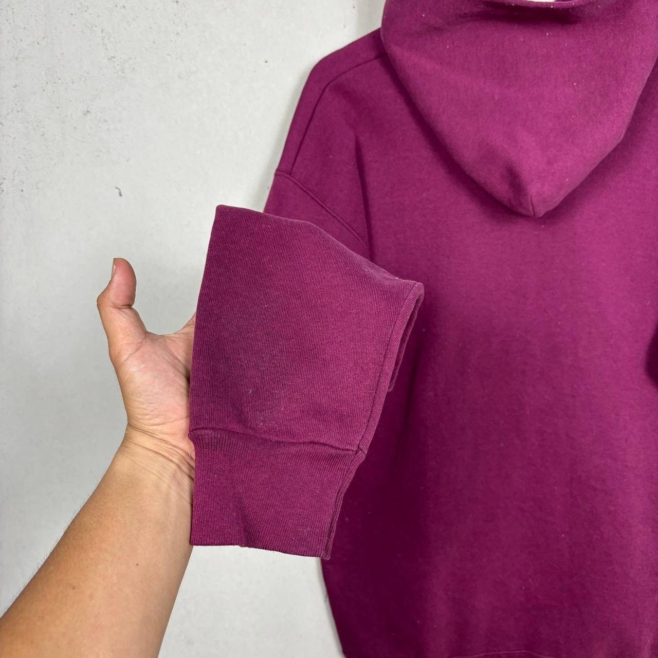 Russell Athletic Thrashed 80s Discus Athletic Burgundy Hoodie L USA Blank Size US L / EU 52-54 / 3 - 7 Thumbnail