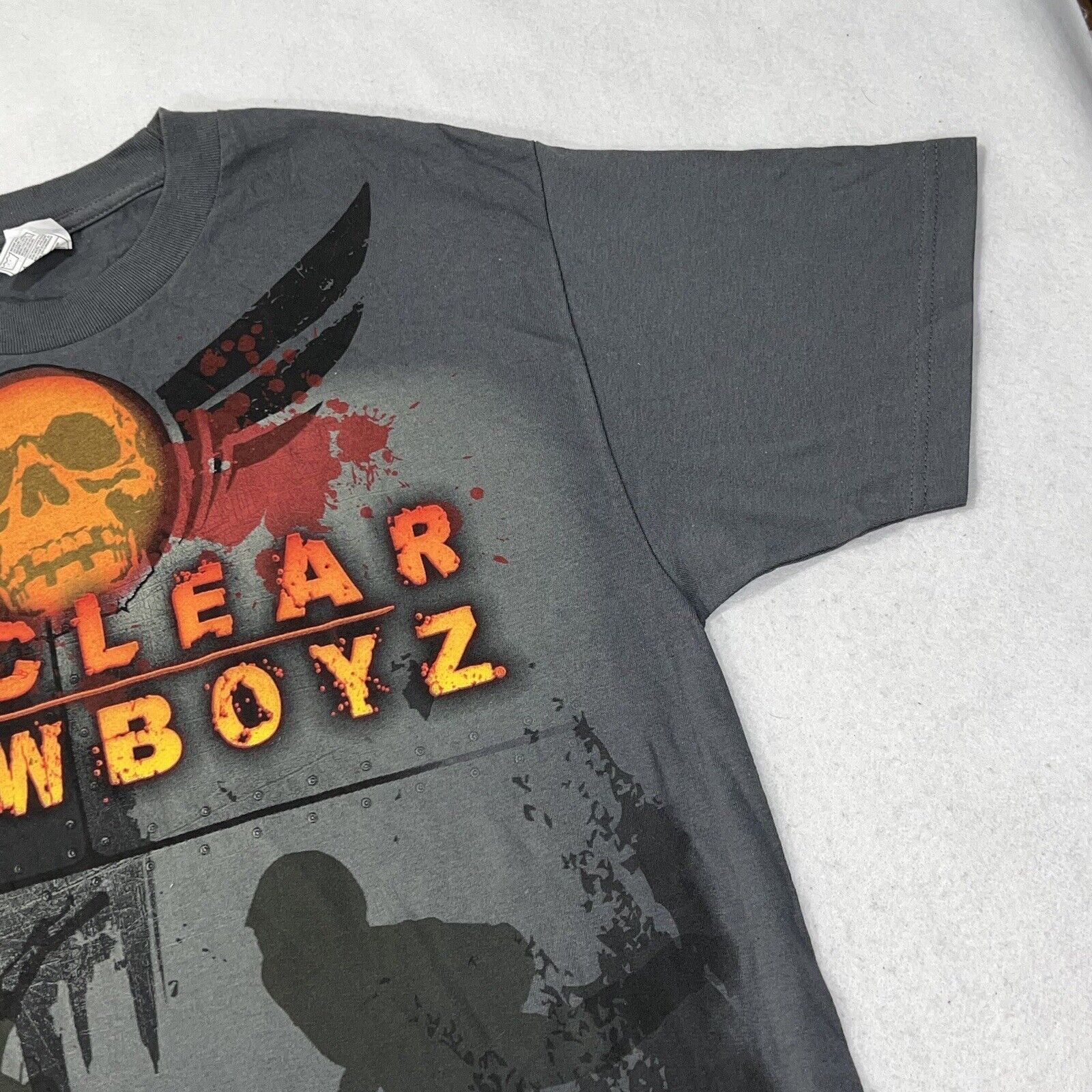 Alstyle Vintage Nuclear Cowboyz BMX Biking Show Graphic T Shirt Size US L / EU 52-54 / 3 - 5 Thumbnail