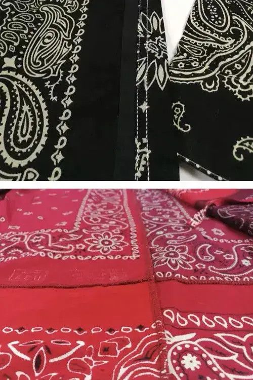 Individualized Shirts 20SS Indigo Union Japan Black Bandana Lhamo Shirt Size US L / EU 52-54 / 3 - 2 Thumbnail