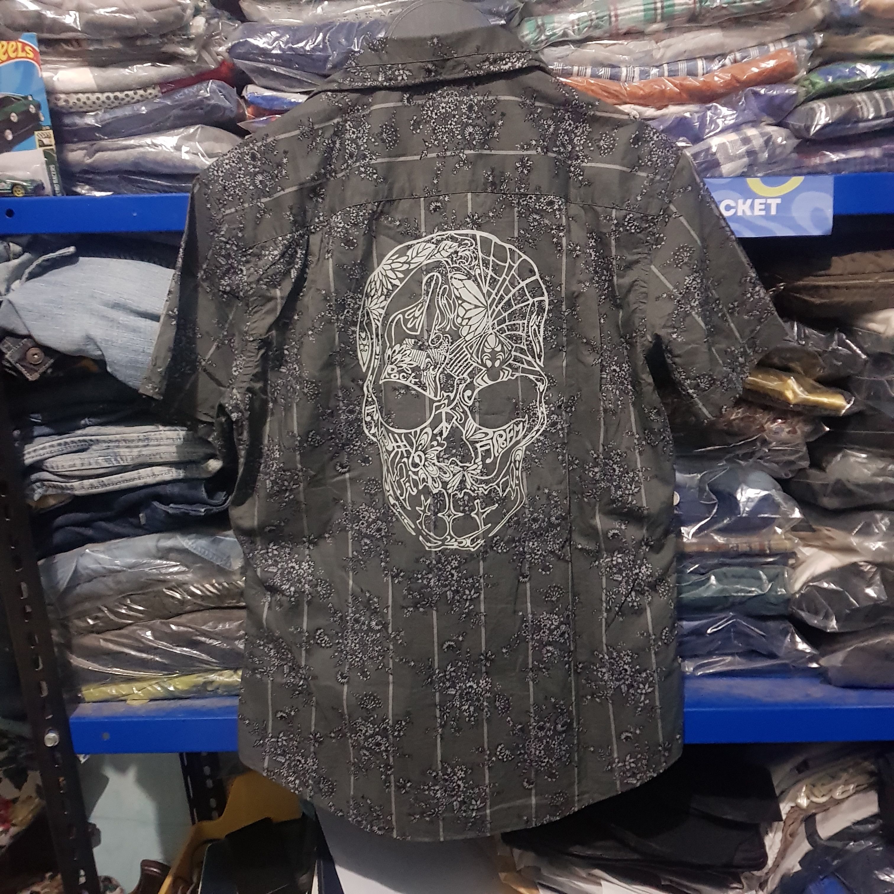 Japanese Brand × PPFM PPFM skull rock shirt button Size US M / EU 48-50 / 2 - 3 Thumbnail