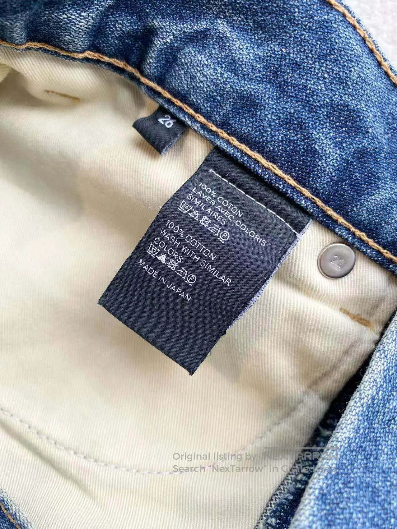 Celine Celine Leather brand washed jeans| Size 26" / US 2 / IT 38 - 6 Thumbnail